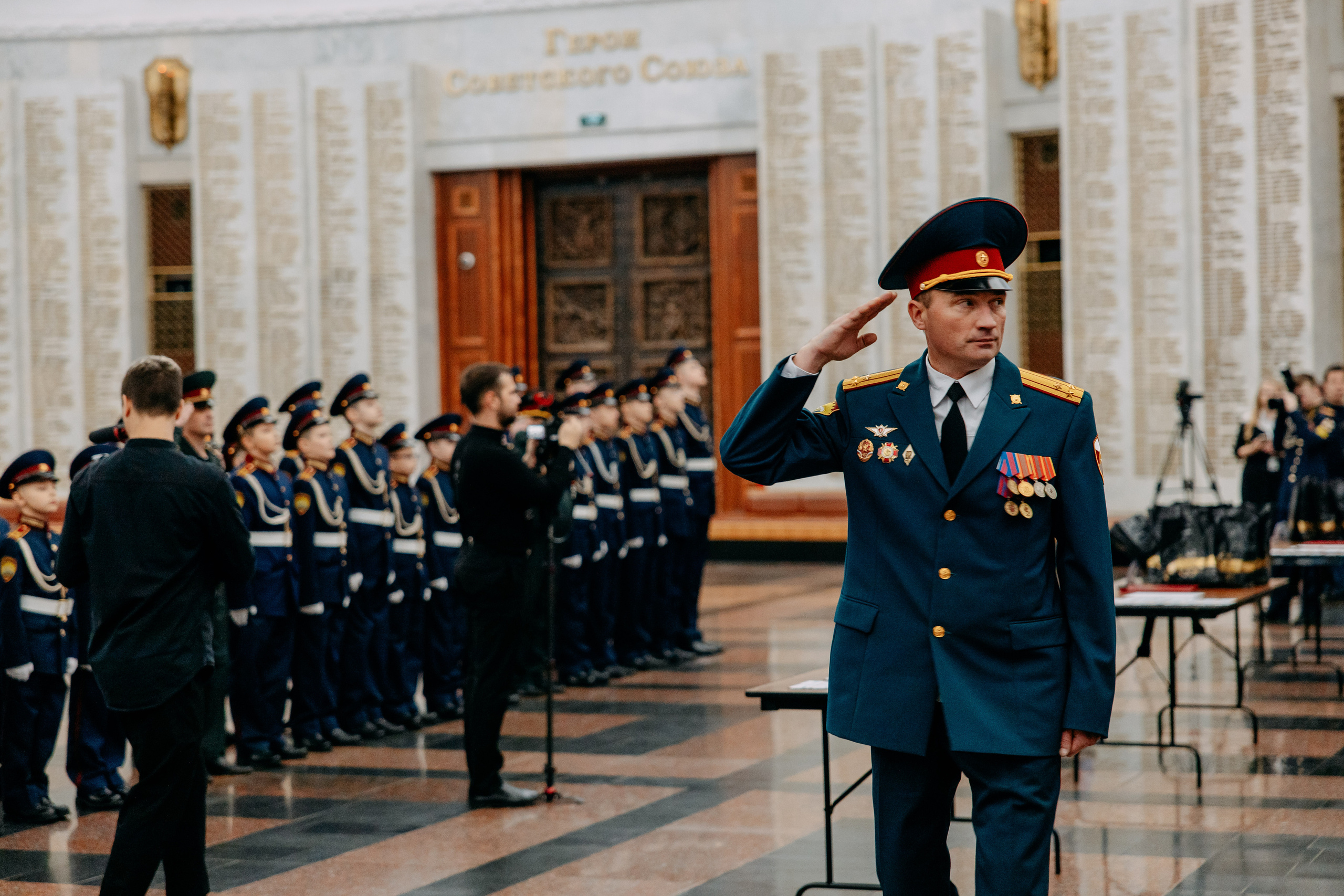 Торжественная клятва кадетов президентского училища. Фото и видео съемка. Андрей Ионов