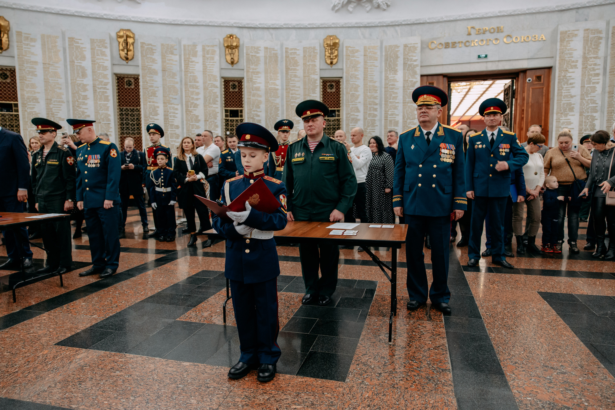 Торжественная клятва кадетов президентского училища. Фото и видео съемка. Андрей Ионов