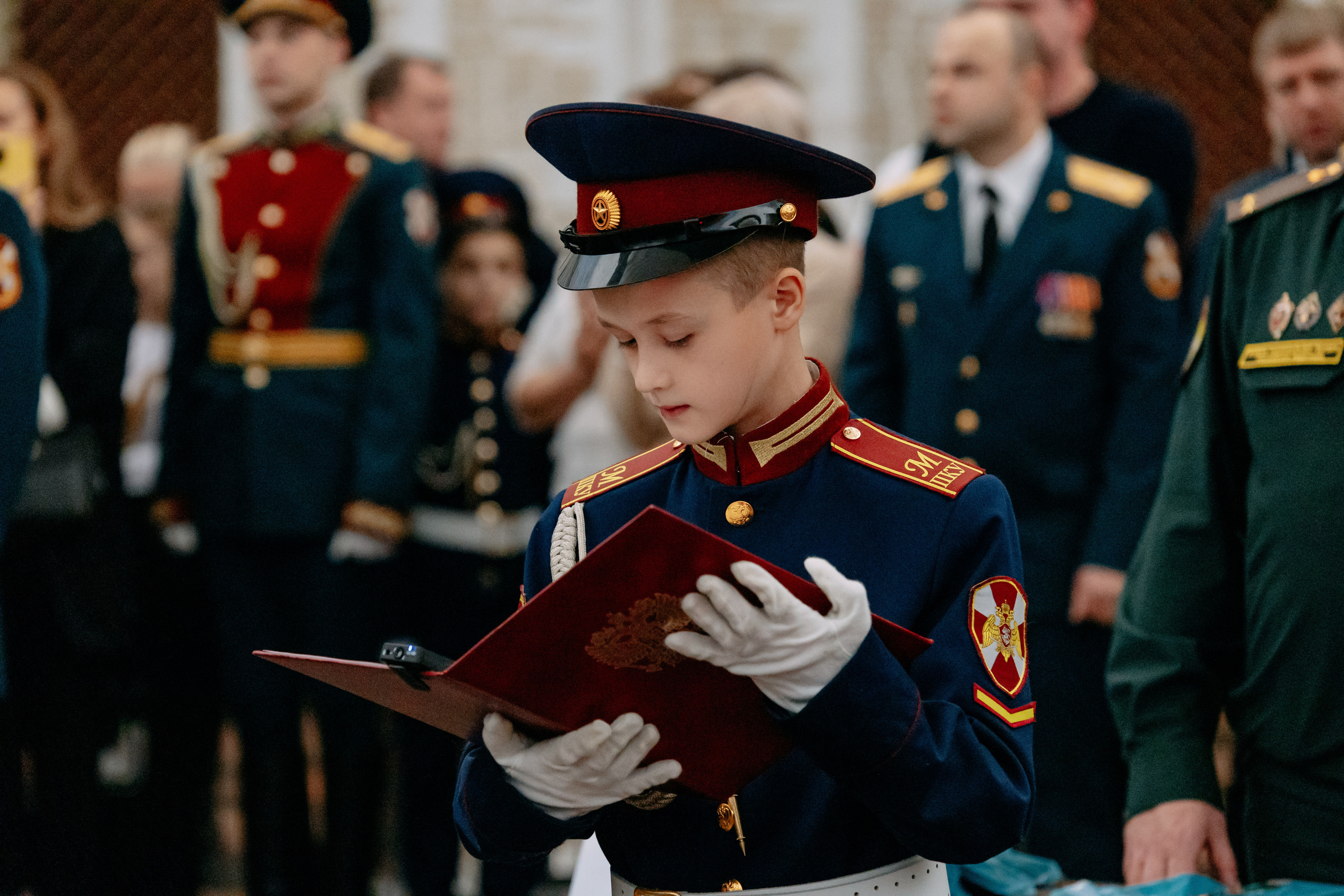 Торжественная клятва кадетов президентского училища. Фото и видео съемка. Андрей Ионов