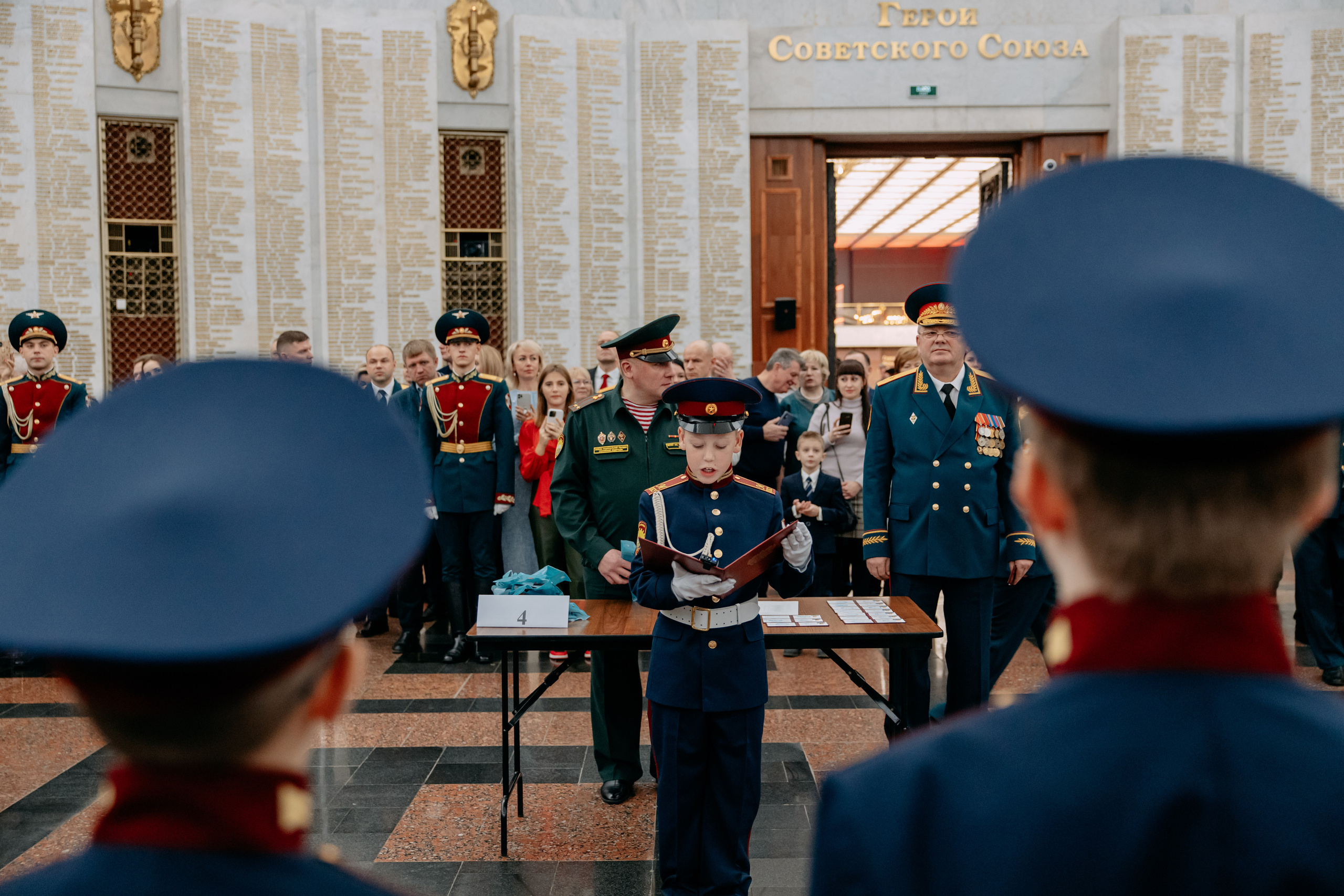 Торжественная клятва кадетов президентского училища. Фото и видео съемка. Андрей Ионов
