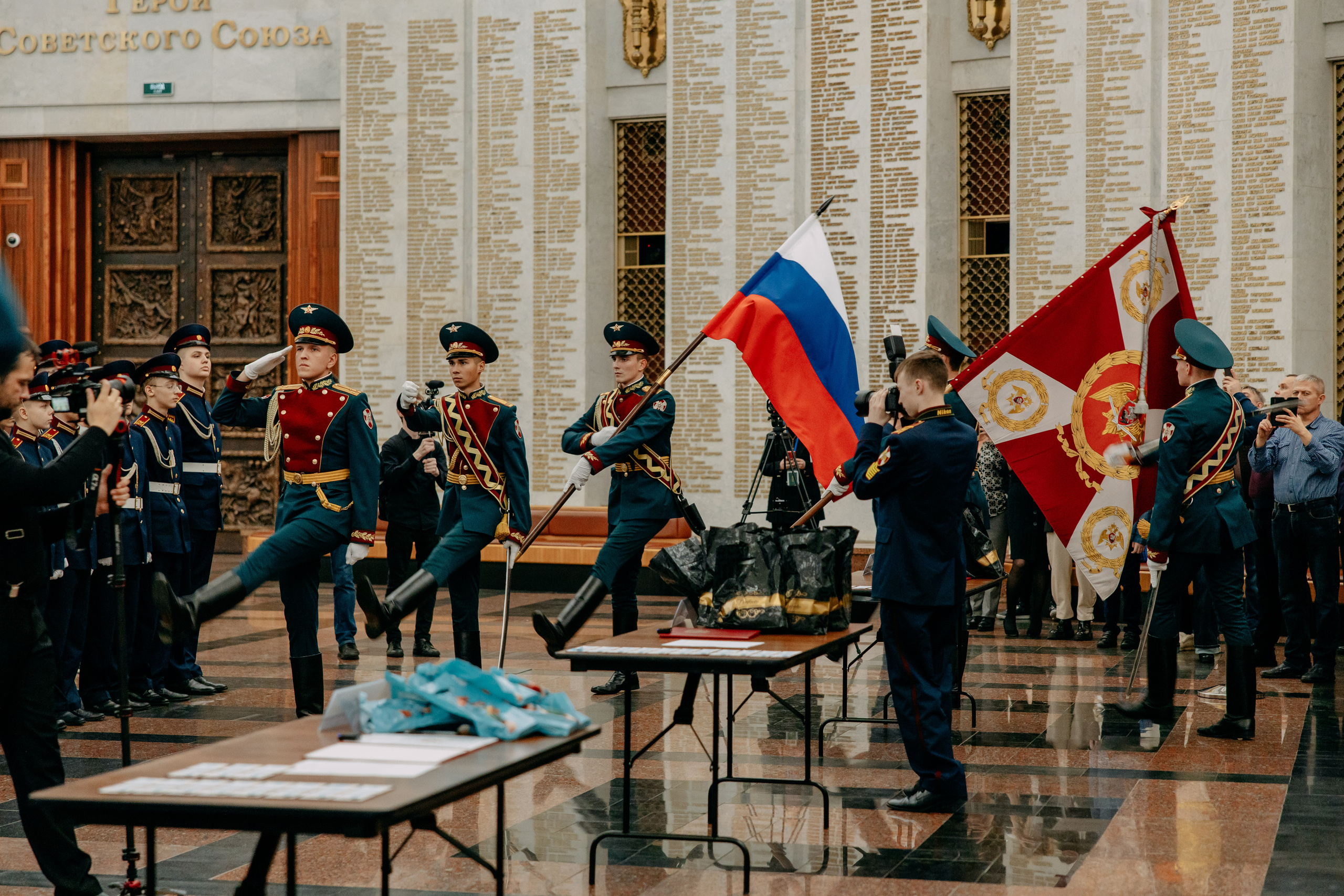 Торжественная клятва кадетов президентского училища. Фото и видео съемка. Андрей Ионов