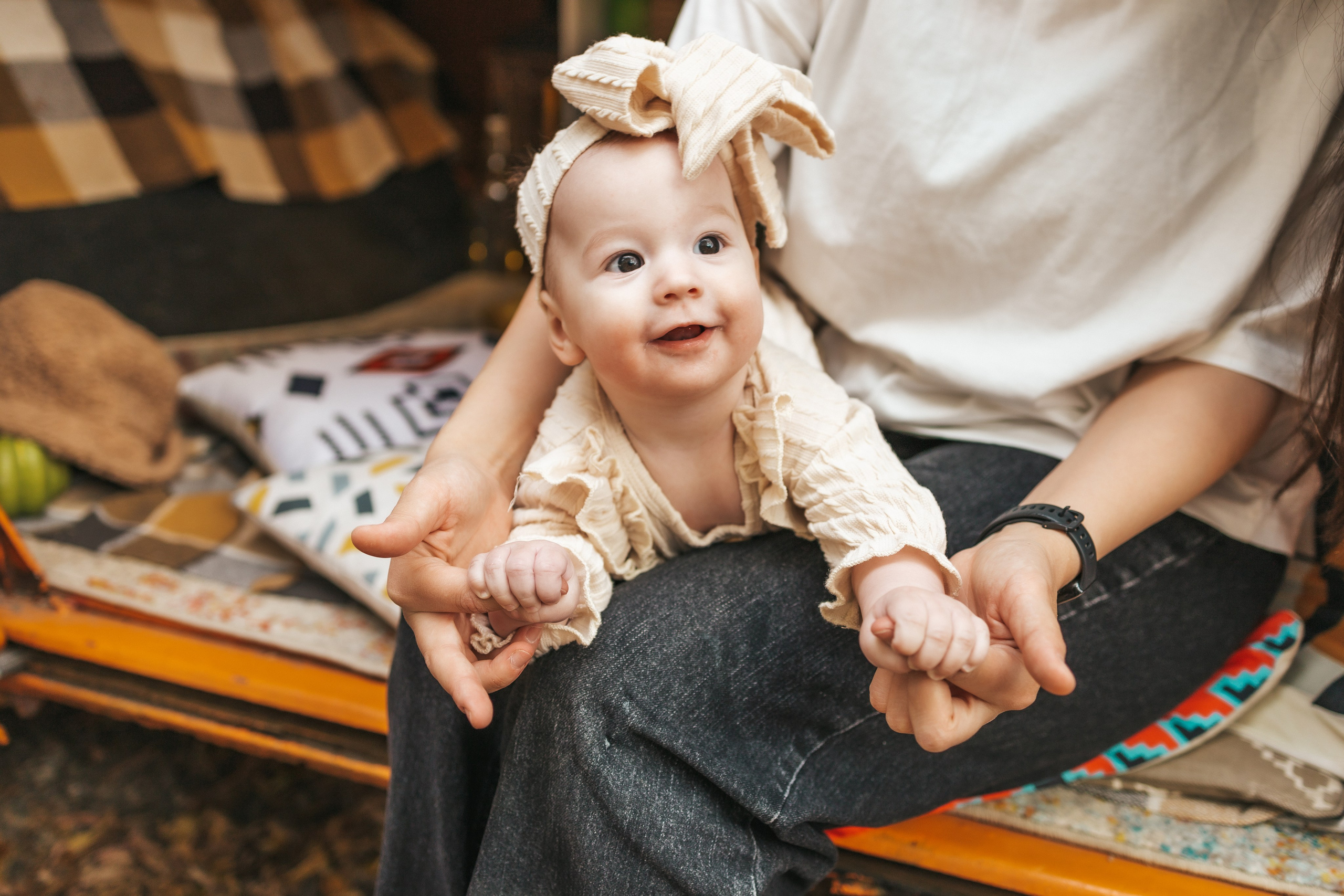 Lifestyle и прогулки. Фотограф новорождённых в Москве и МО