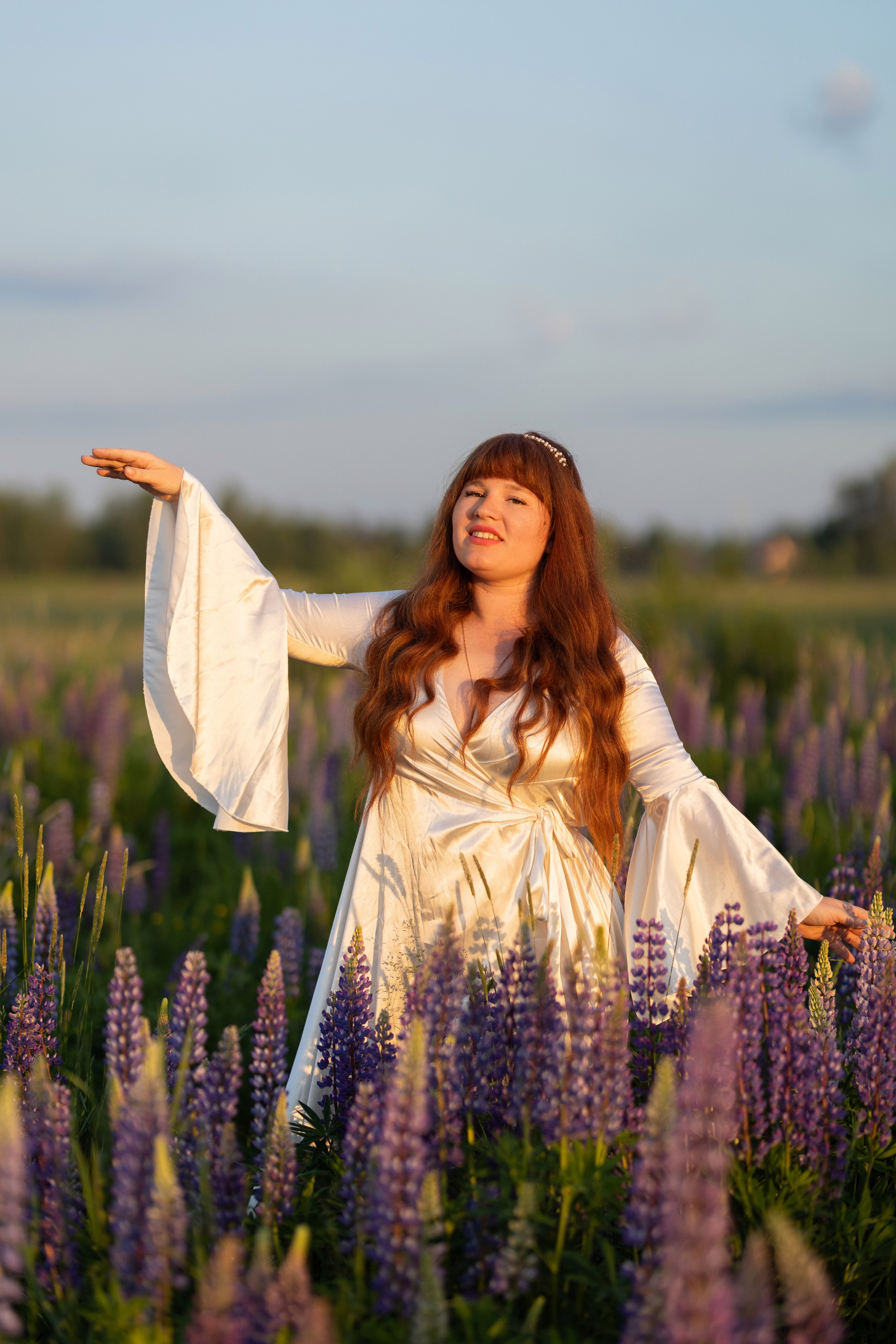 Фотосессия с люпинами. Семейный и свадебный фотограф в Санкт-Петербурге Татьяна Швыкова