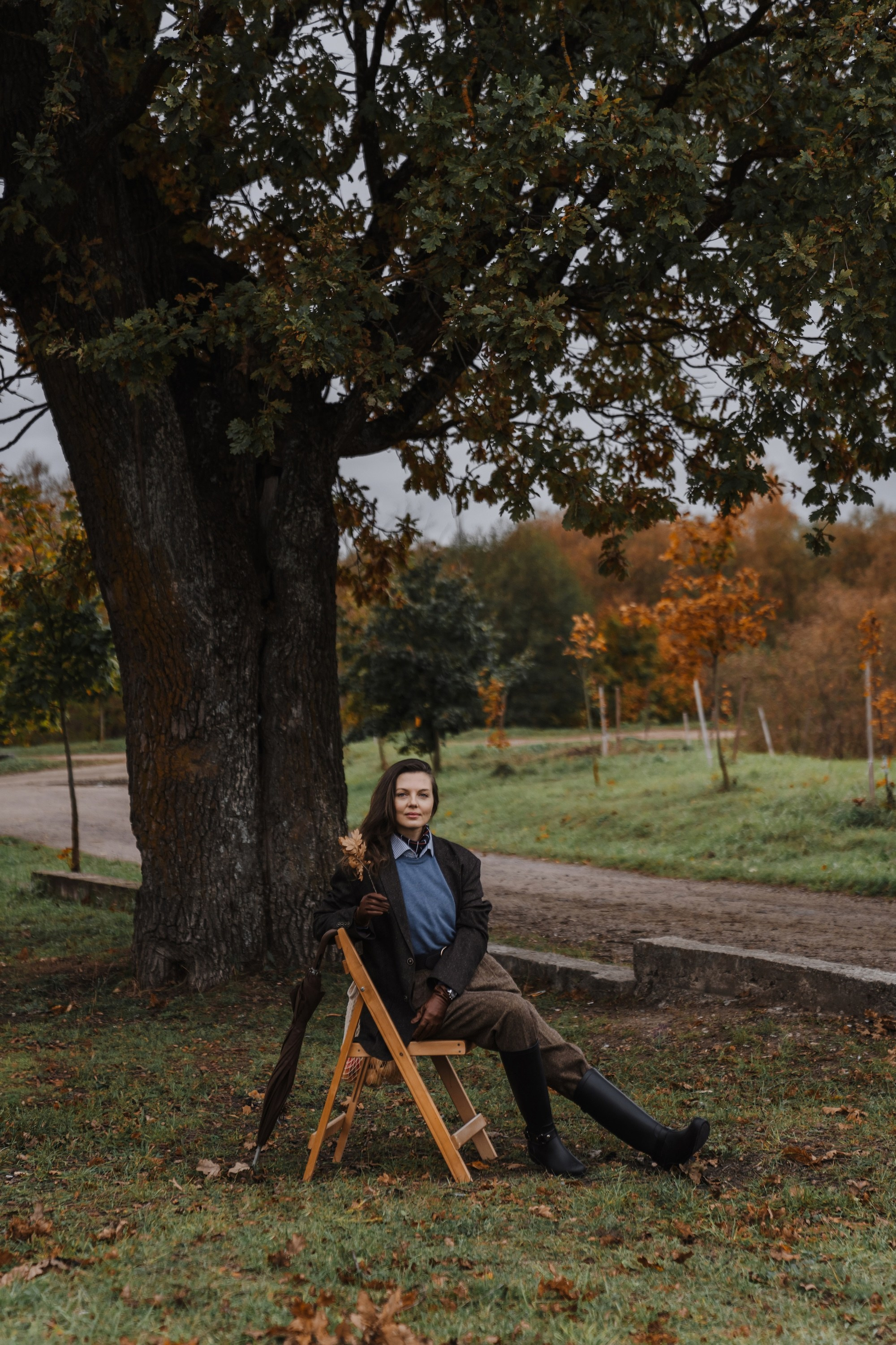 Юля. Осень, в британском стиле, Минск. Olga Modjaro