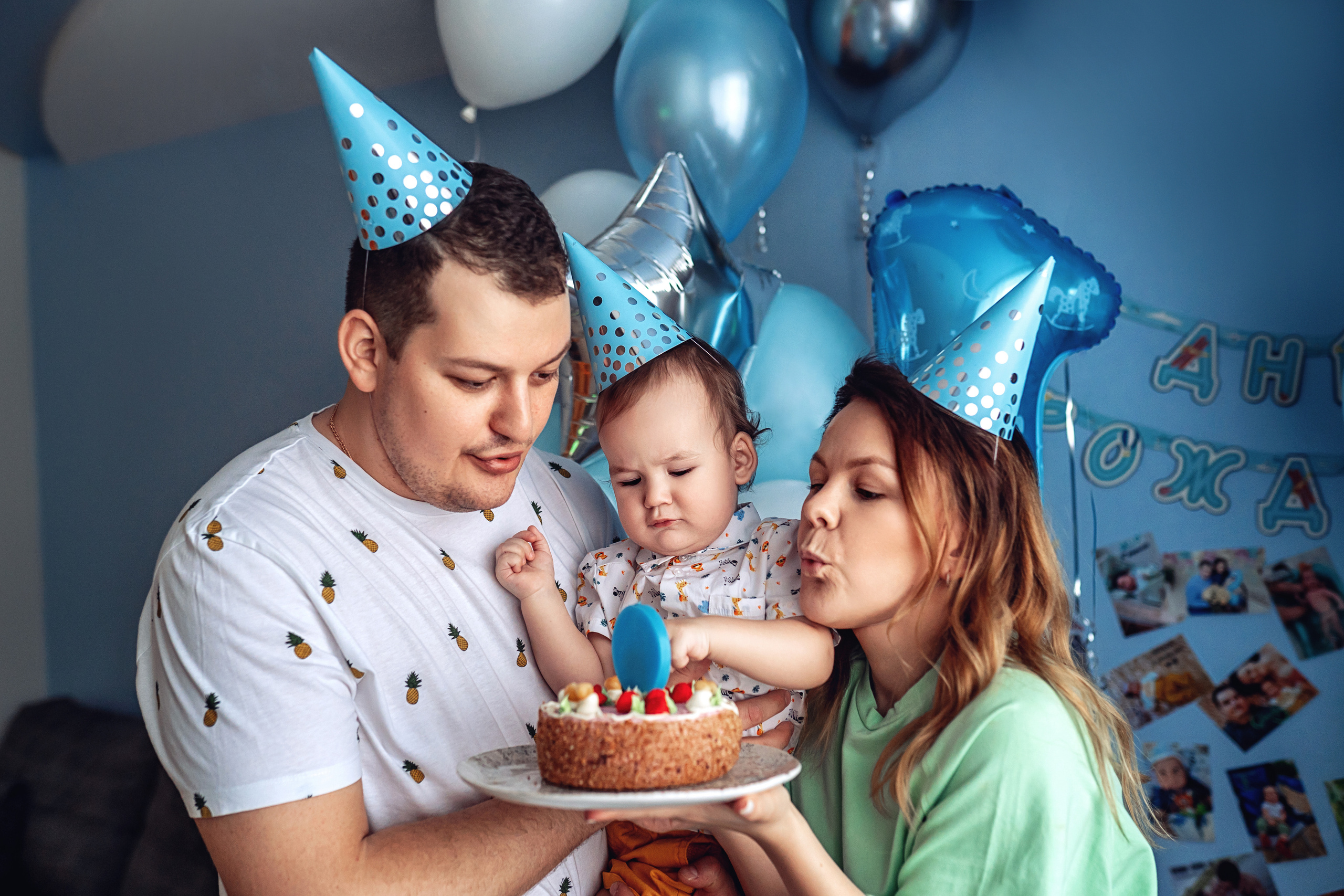 Домашний День Рождения. Фотограф \ Видеограф на Крещение, Венчание Москва| Семейные съемки