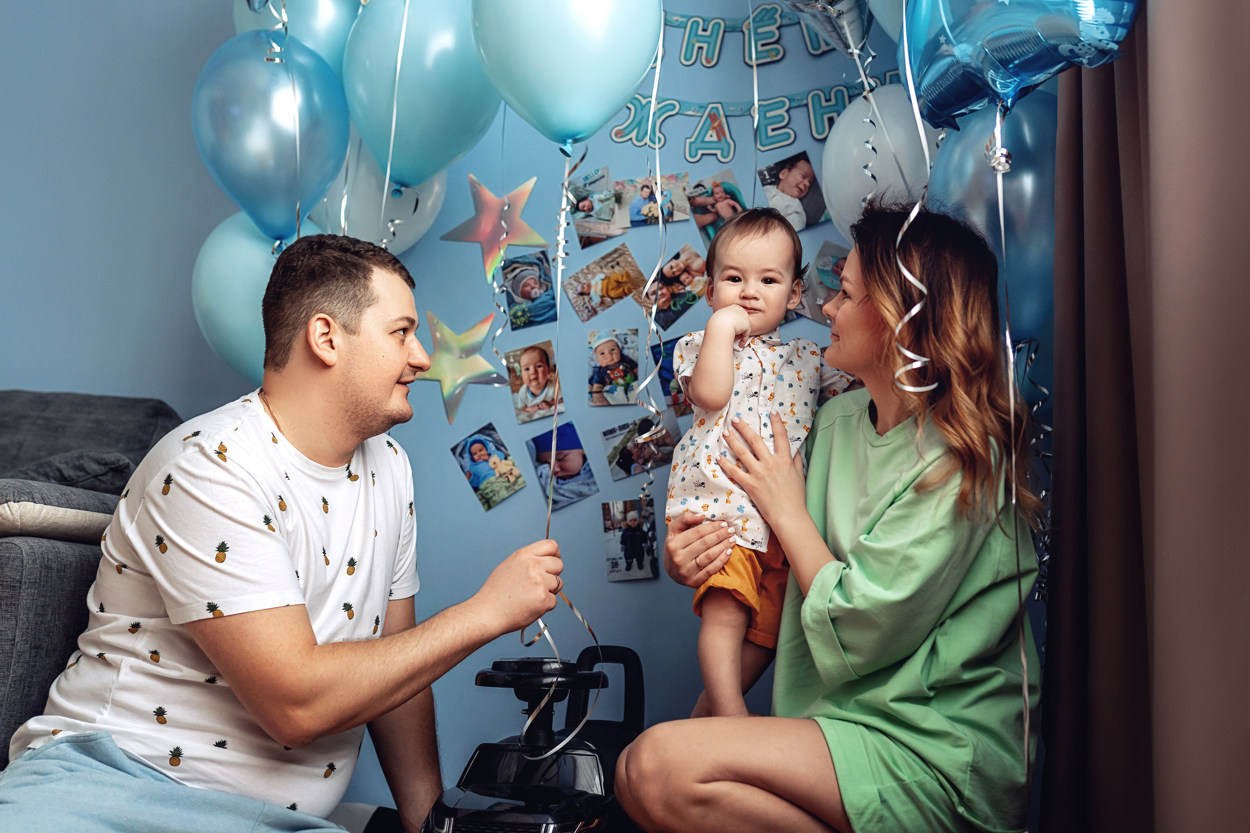 Домашний День Рождения. Фотограф \ Видеограф на Крещение, Венчание Москва| Семейные съемки