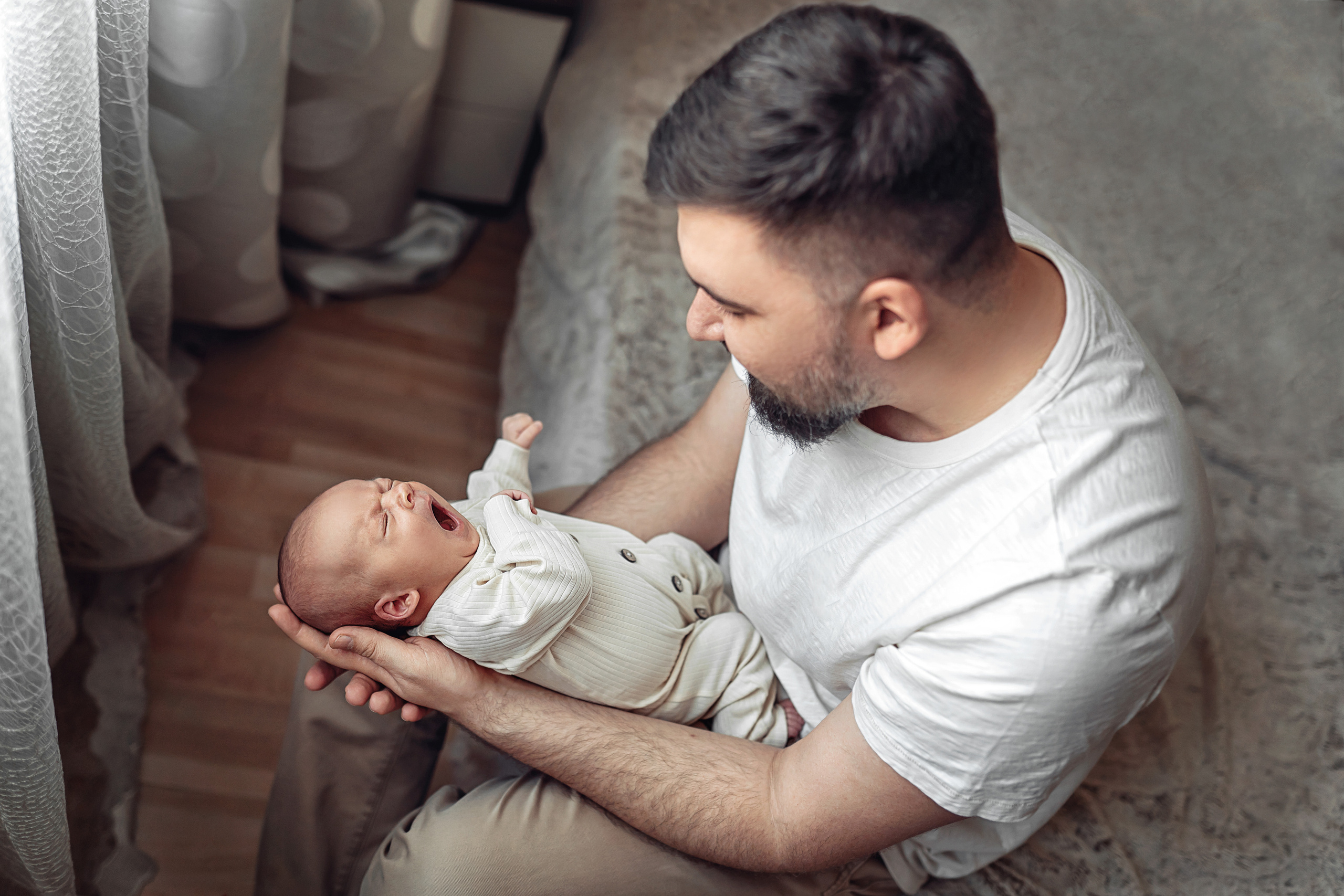 Домашняя съемка с новорожденным. Фотограф \ Видеограф на Крещение, Венчание Москва| Семейные съемки