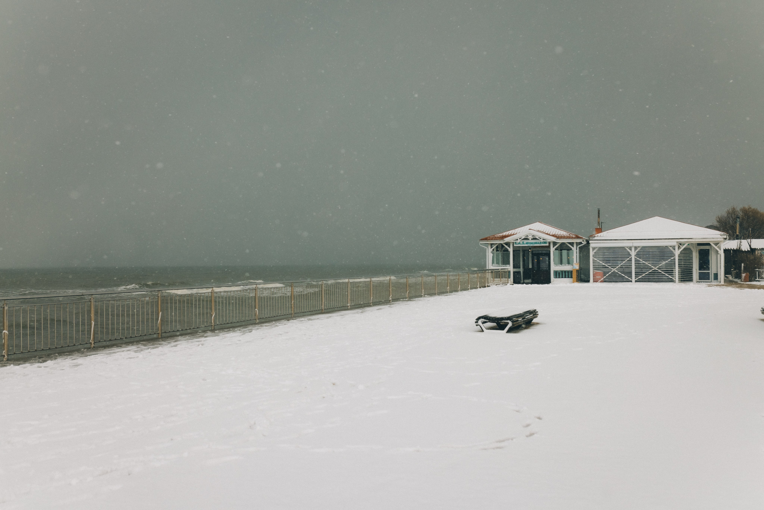 Маша и зима на Балтике. Фотограф Зеленоградск Красильникова Елена
