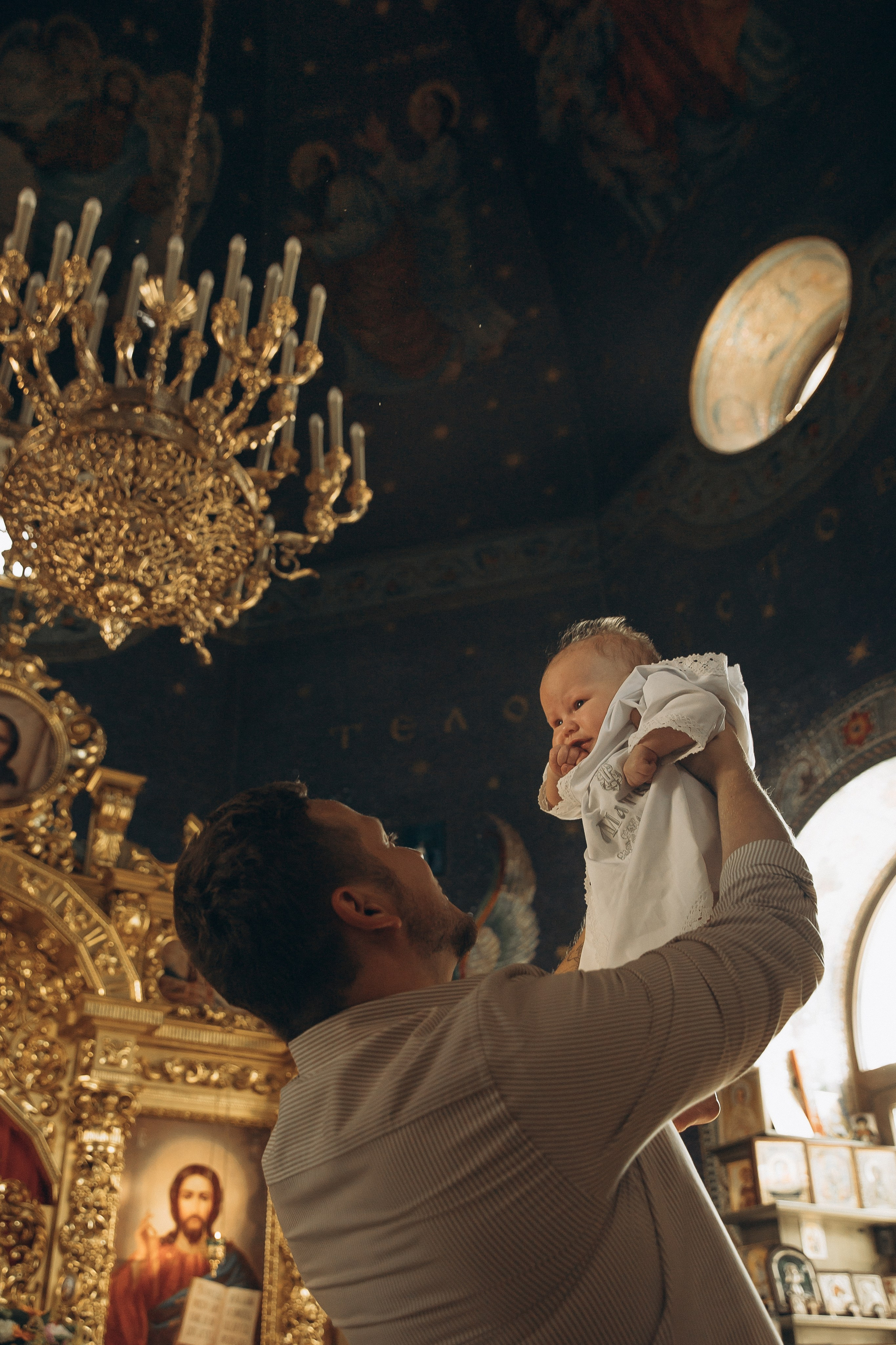 Крещение. Семейный фотограф в Москве и Королеве Евгения Баукова