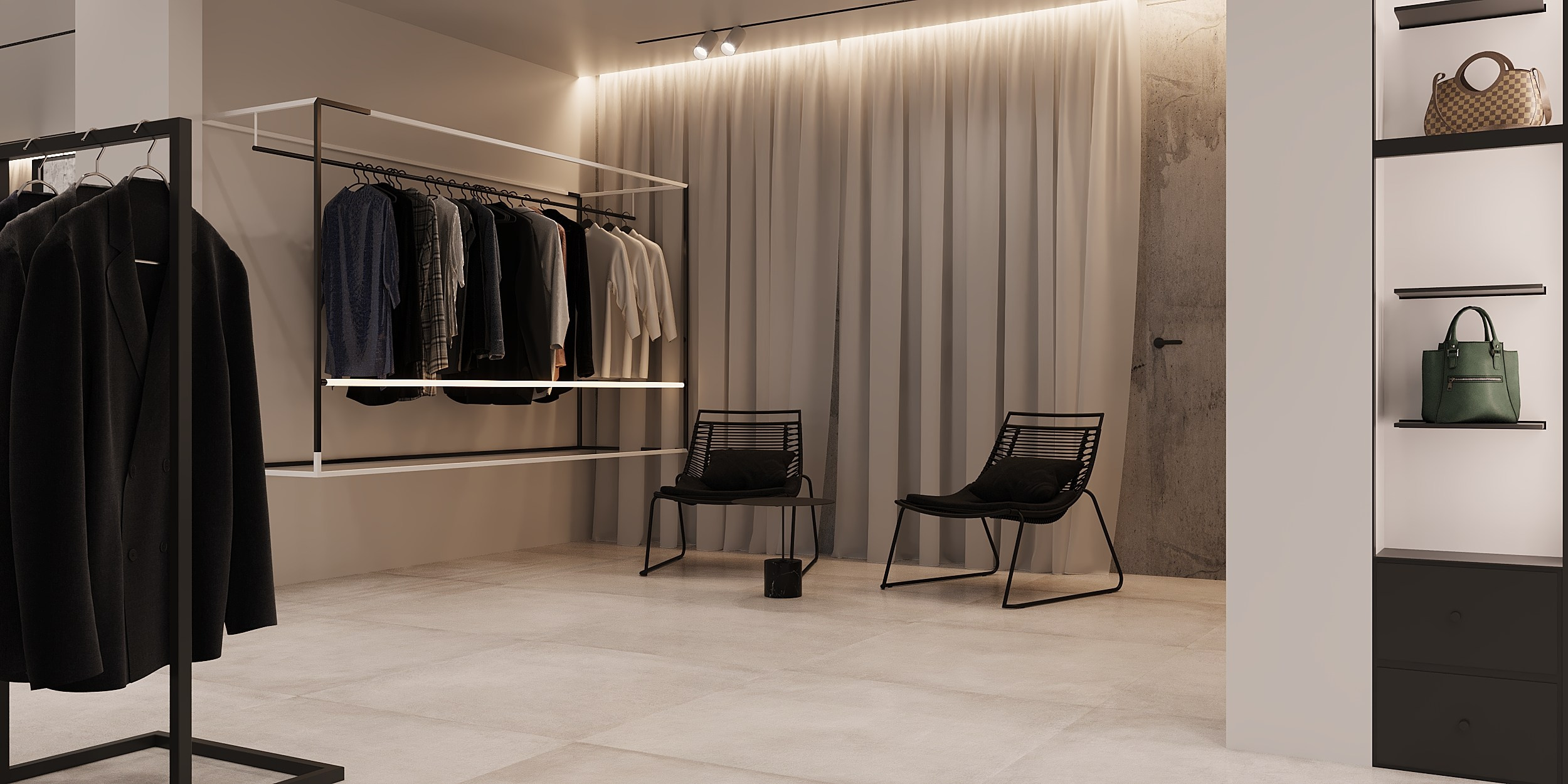 Обувной магазин Paolo Conte ТРЦ Афимолл Сити. Студия дизайна интерьера в Москве Калараш Александр