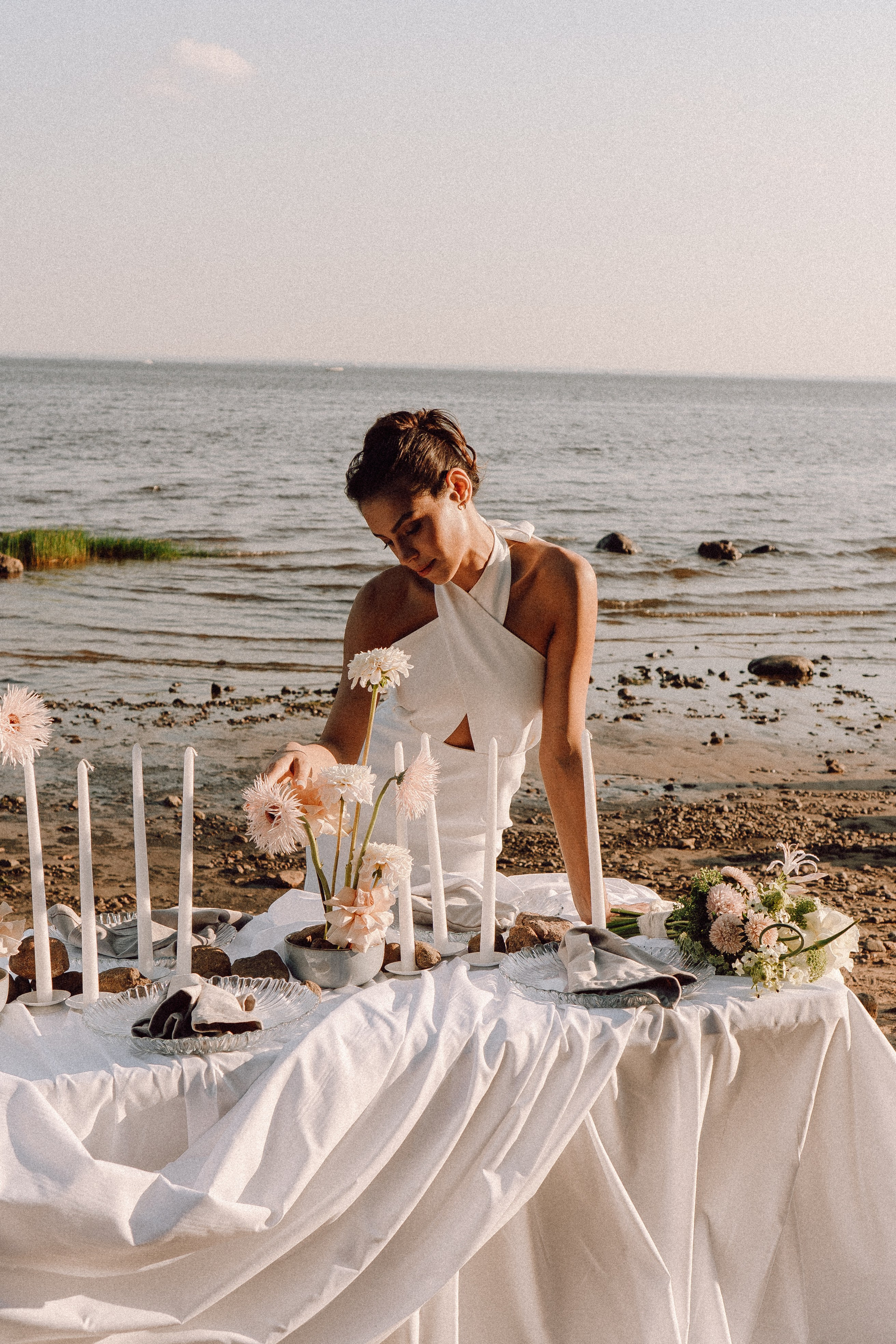 СВАДЕБНАЯ ФОТОСЕССИЯ ВЫЕЗДНОЙ ЦЕРЕМОНИИ (ФИНСКИЙ ЗАЛИВ). Профессиональный фотограф, Санкт-Петербург — Виктория Богомолова