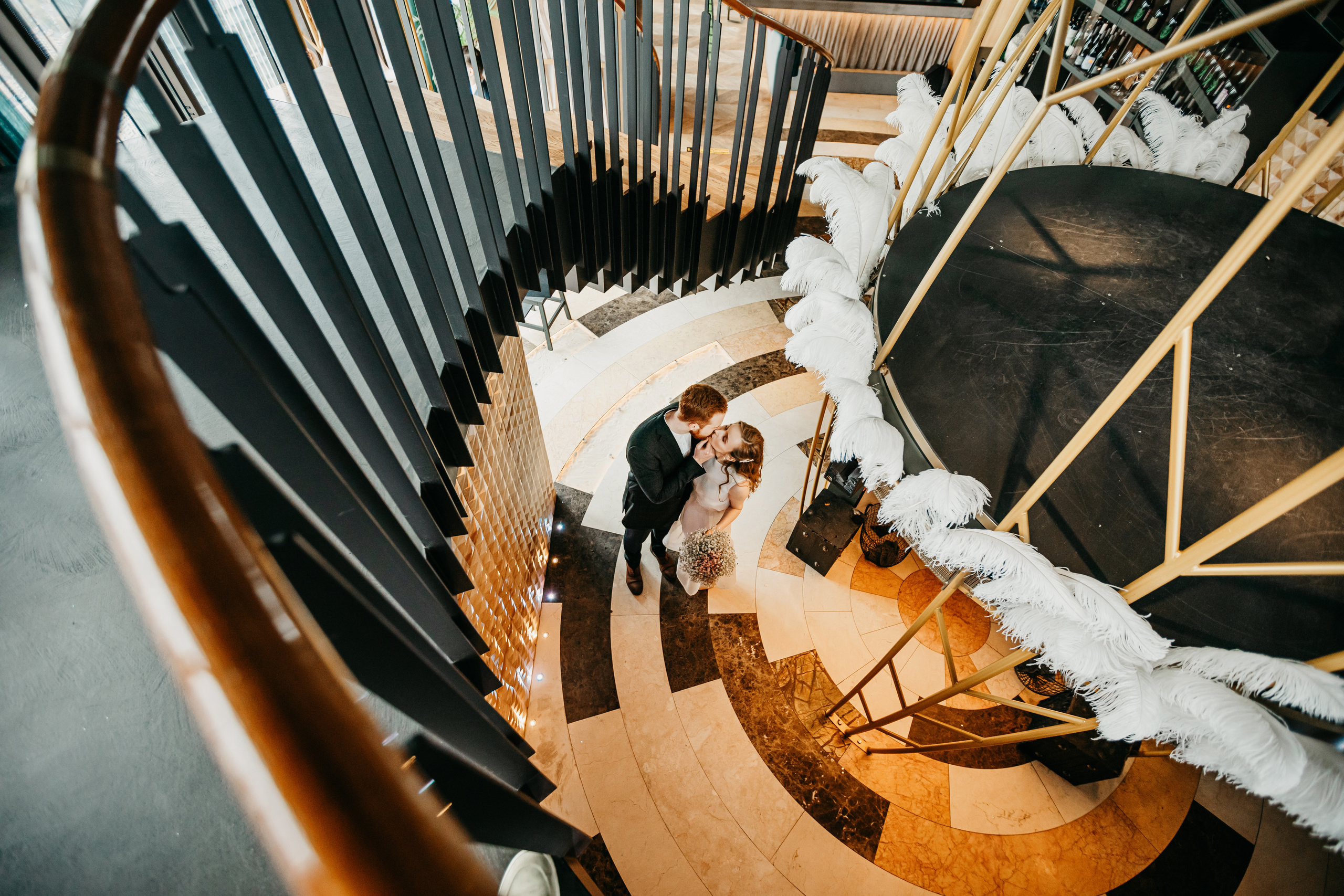 Регистрация брака в ресторане Birds. Москва Сити башня «Око». Krumstudio фото, видео по Москве и МО