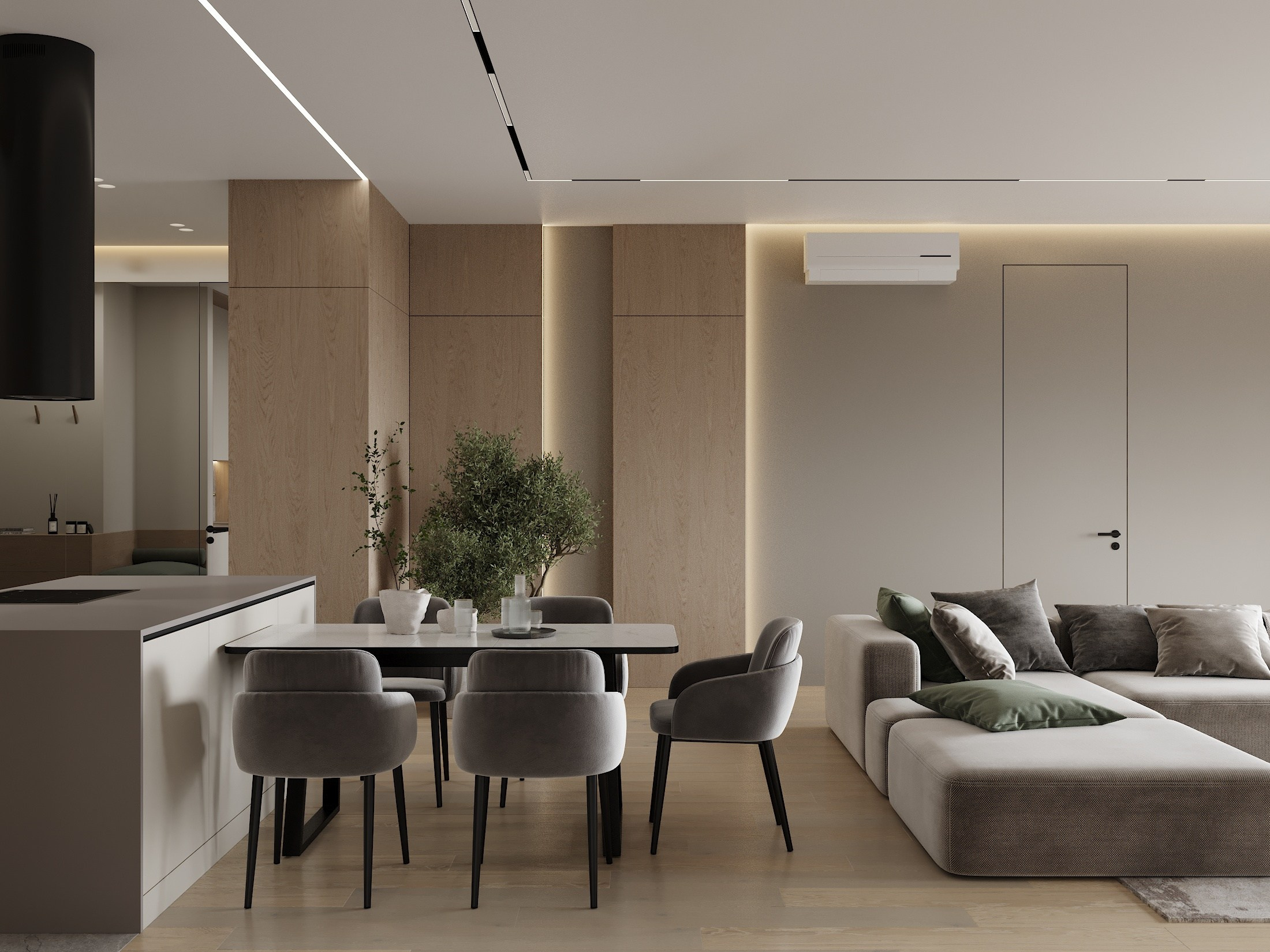 ЖК Аквамарин 112.0 кв.м. Дизайнер интерьера и 3D визуализатор Ванчугова Ольга