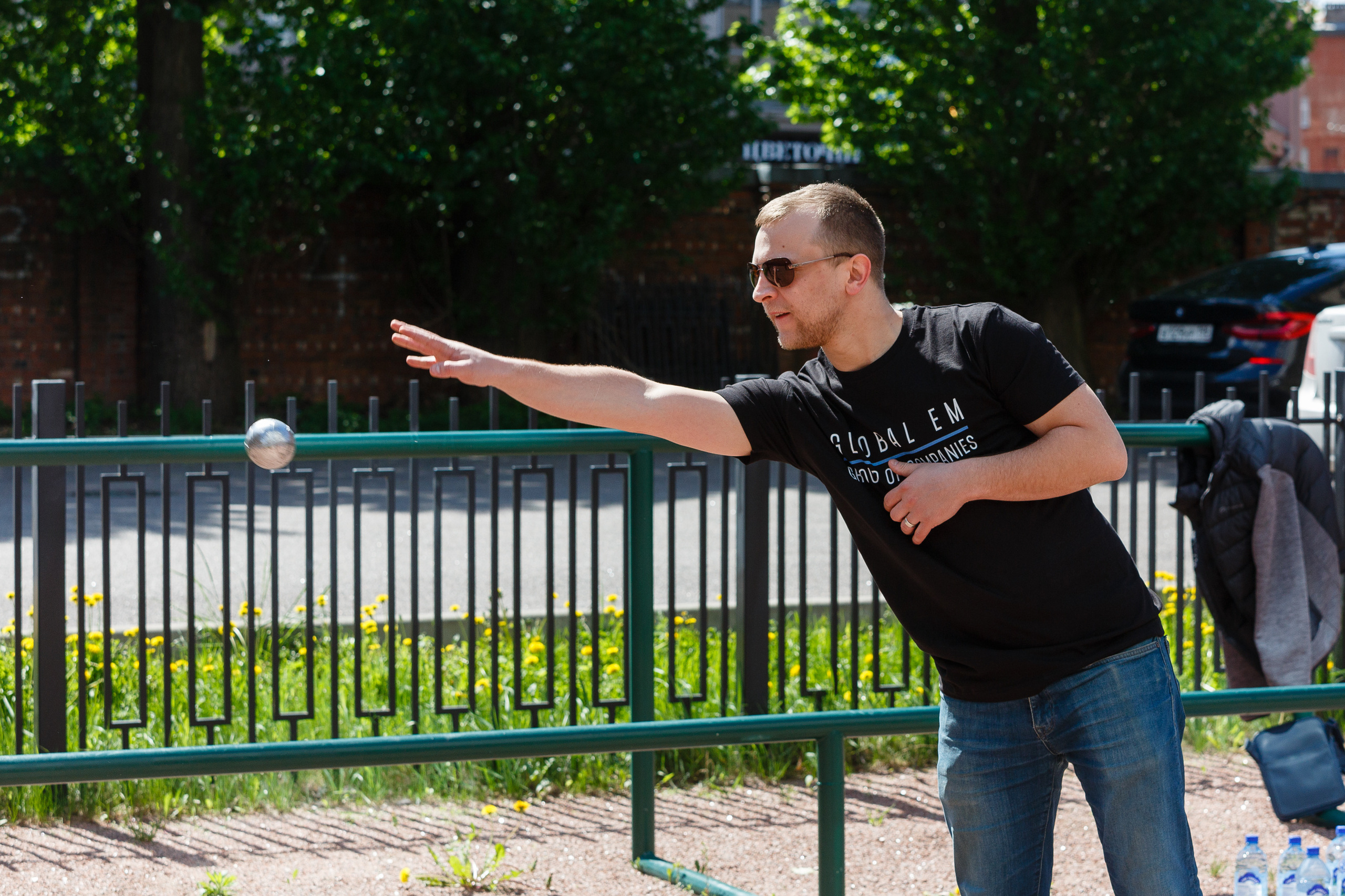 Фотосъёмка спартакиады, в честь профессионального праздника.