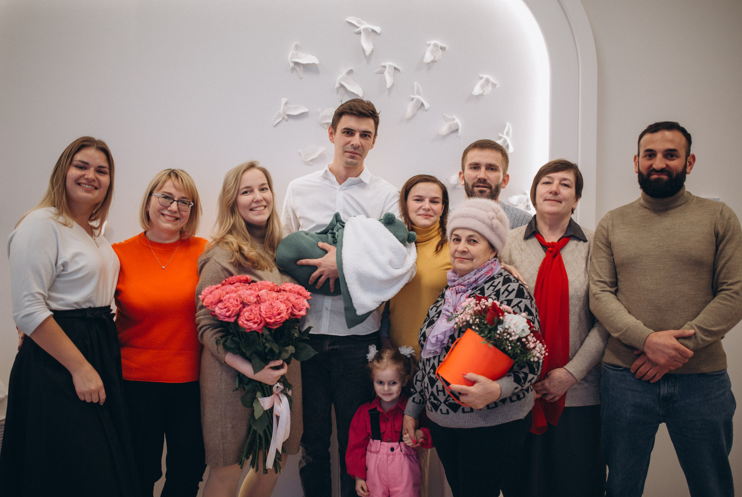 Выписка из роддома. Семейный и детский фотограф в Москве Антонина Смирнова