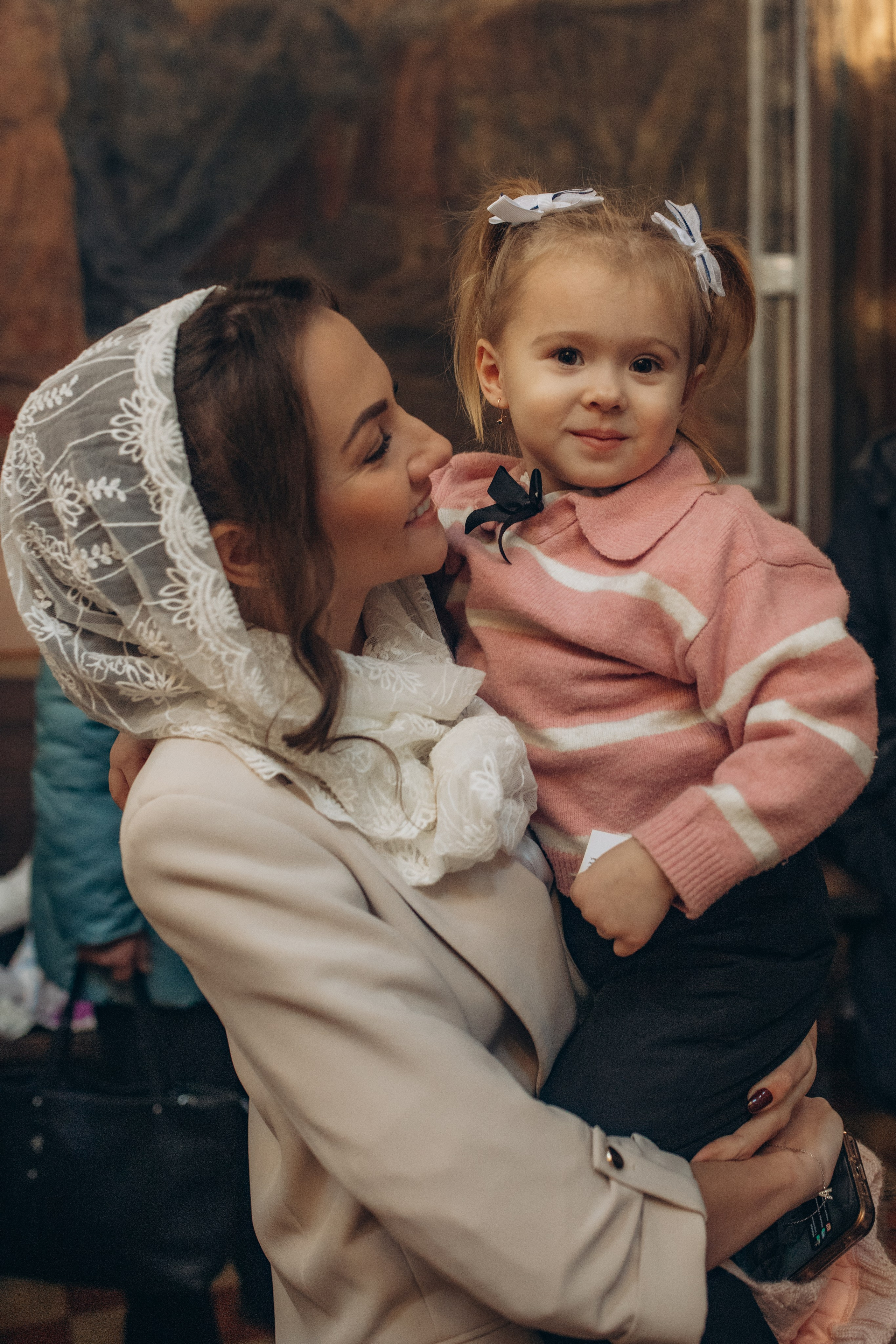 Крещение Михаил. Семейный и домашний фотограф в Москве и МО Королева Валерия