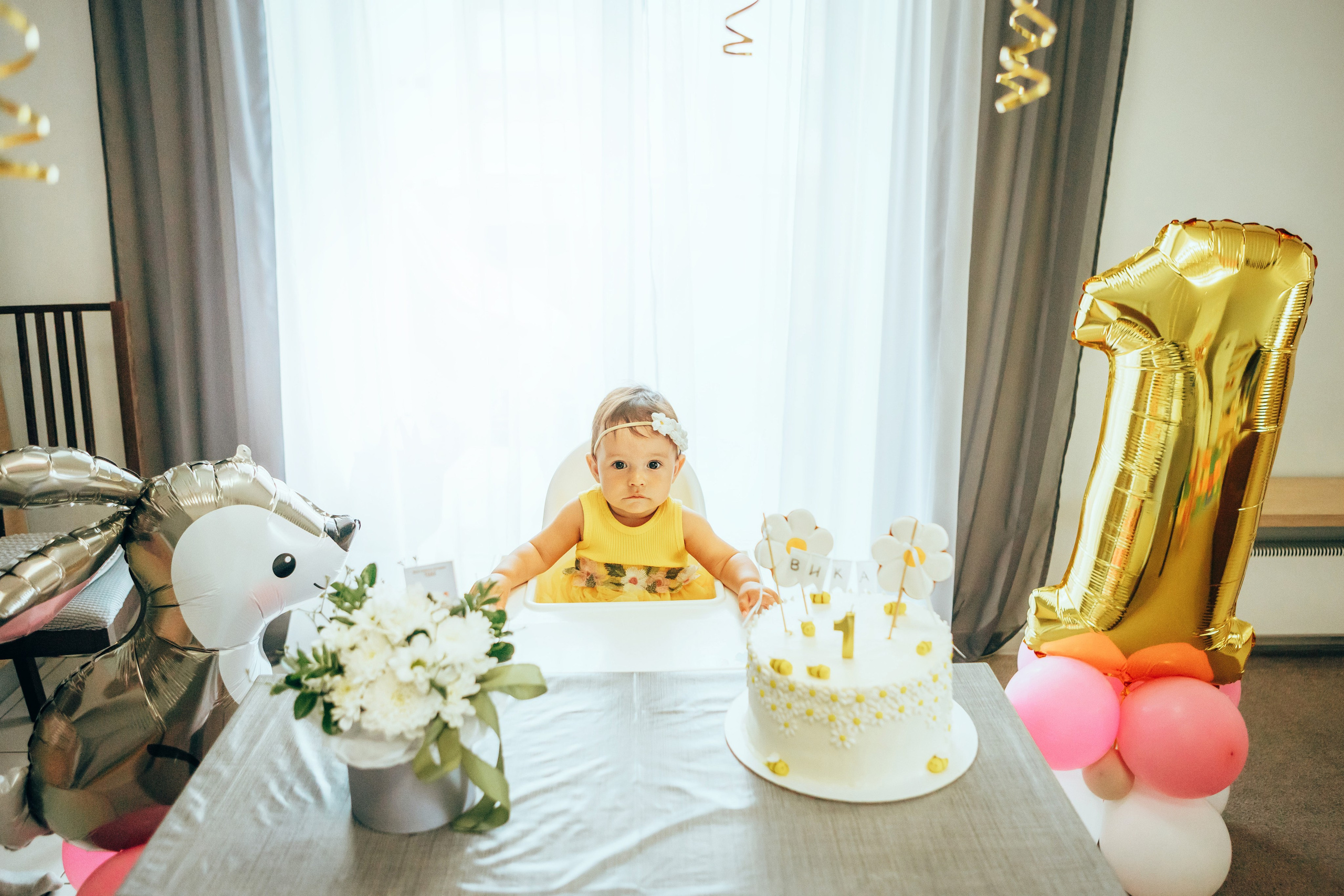 Первый День Рождения Вики. Семейный и детский фотограф в г. Новосибирске Макеева Анастасия