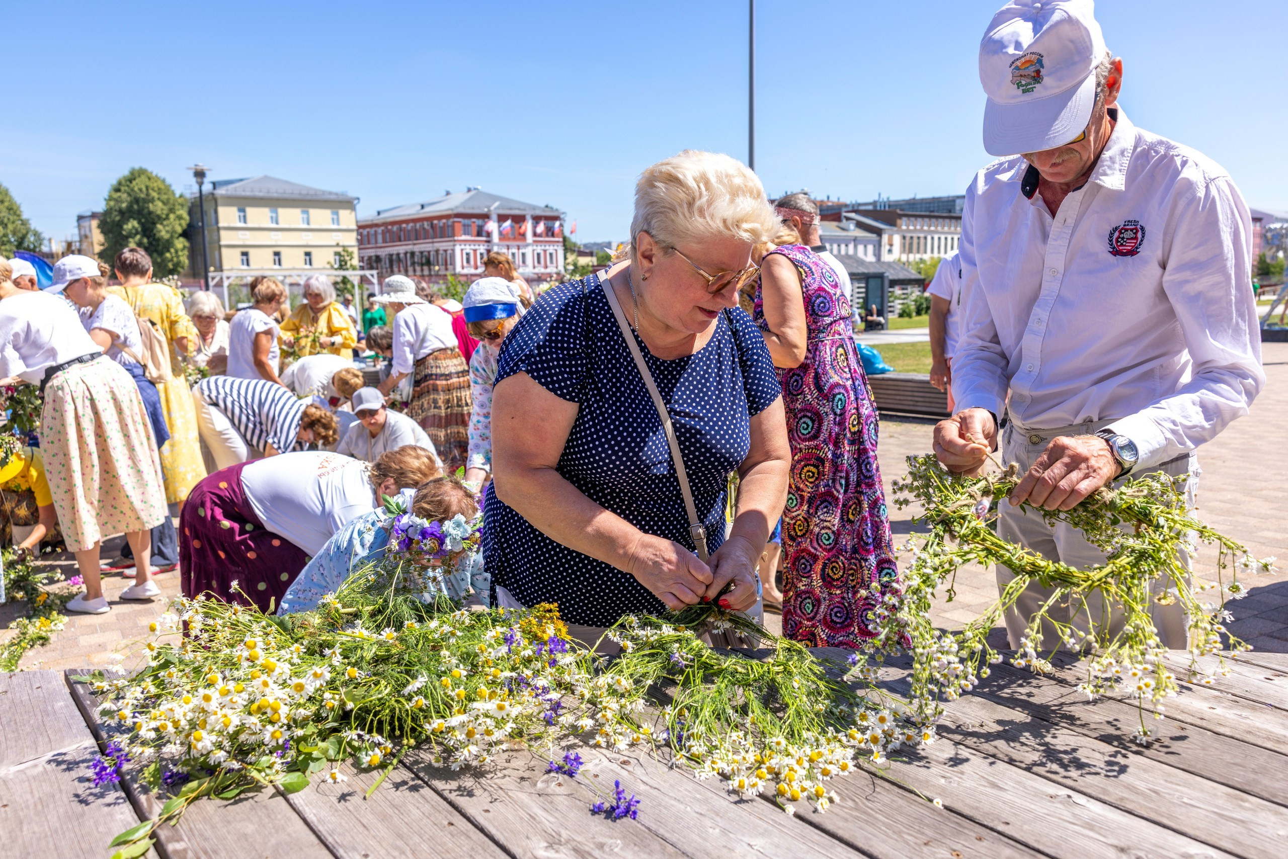 Фестиваль «Ромашковый хоровод». Северная ходьба. Фотограф в Туле Крупский АнДРей. Фотостудия «КАДР71» в Туле