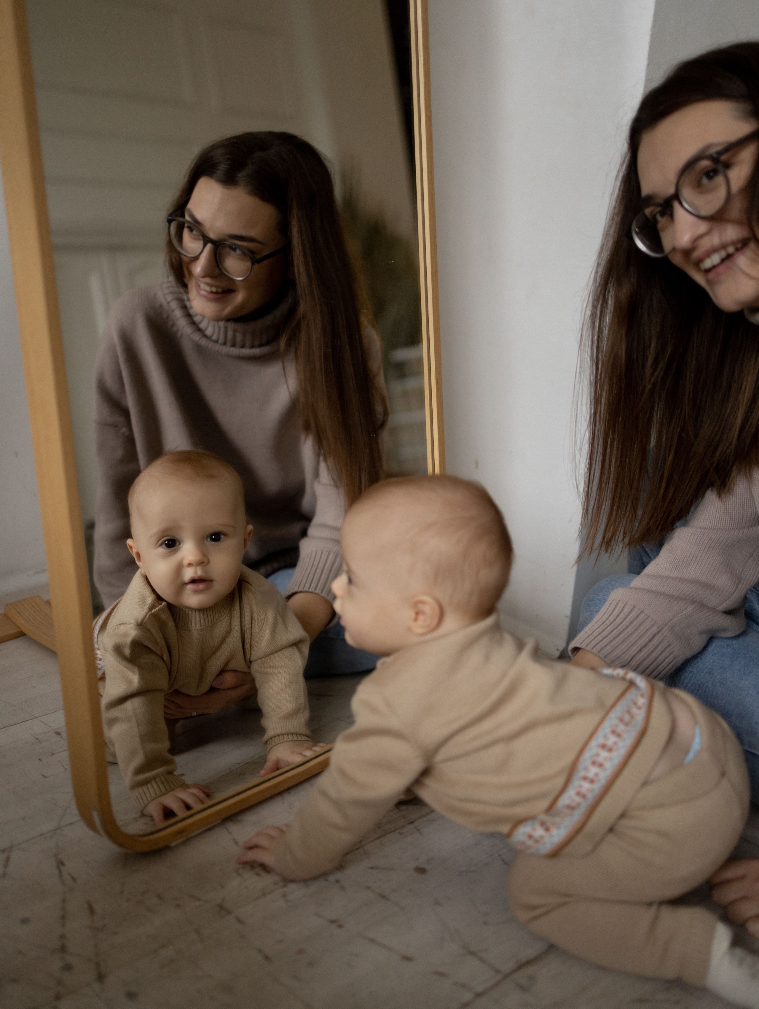 Новый год Давид, Лена, Леван. Фотограф Дарья Соколовская