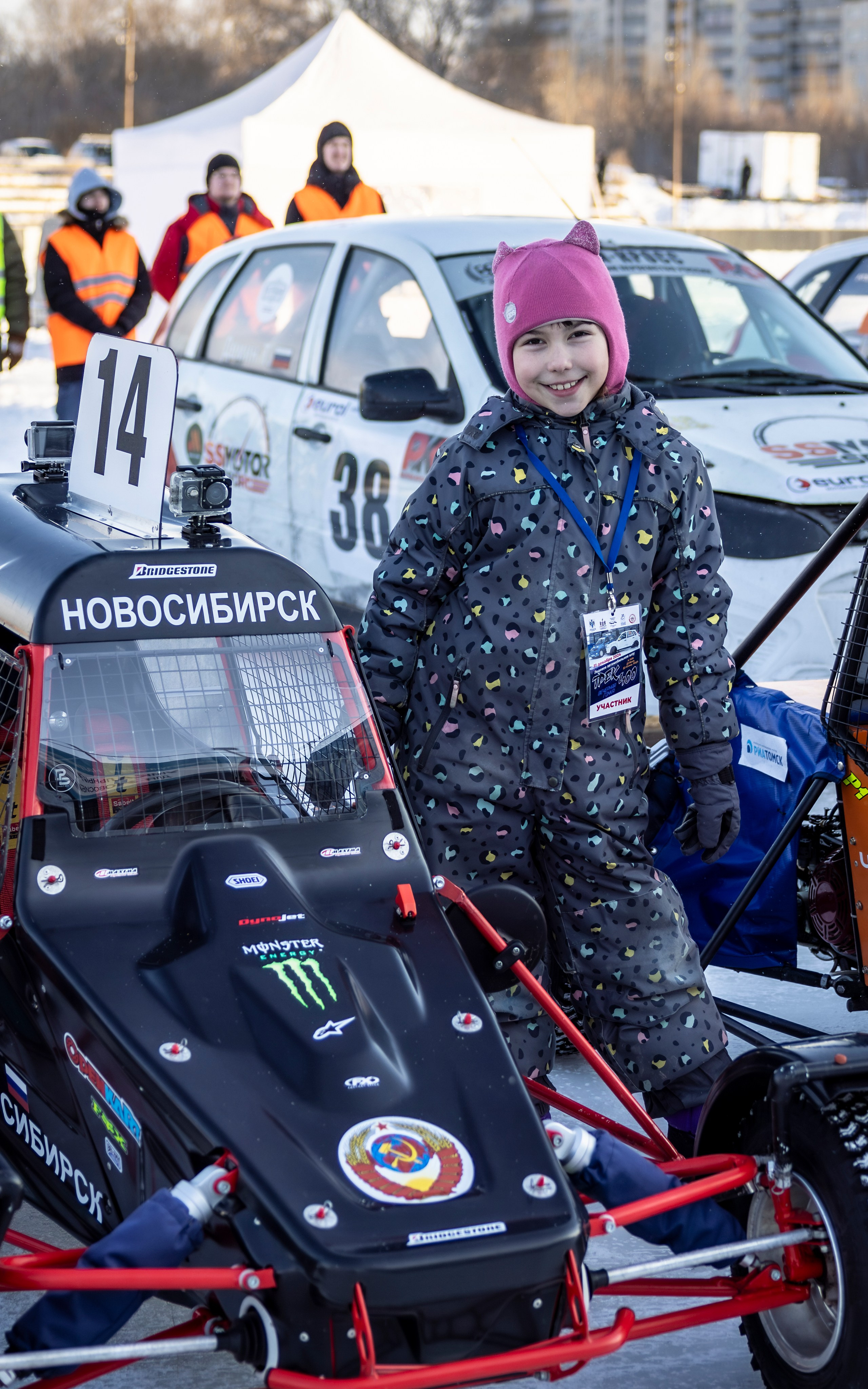 Автогонки «Трек 400» на льду. Bertran Ordo