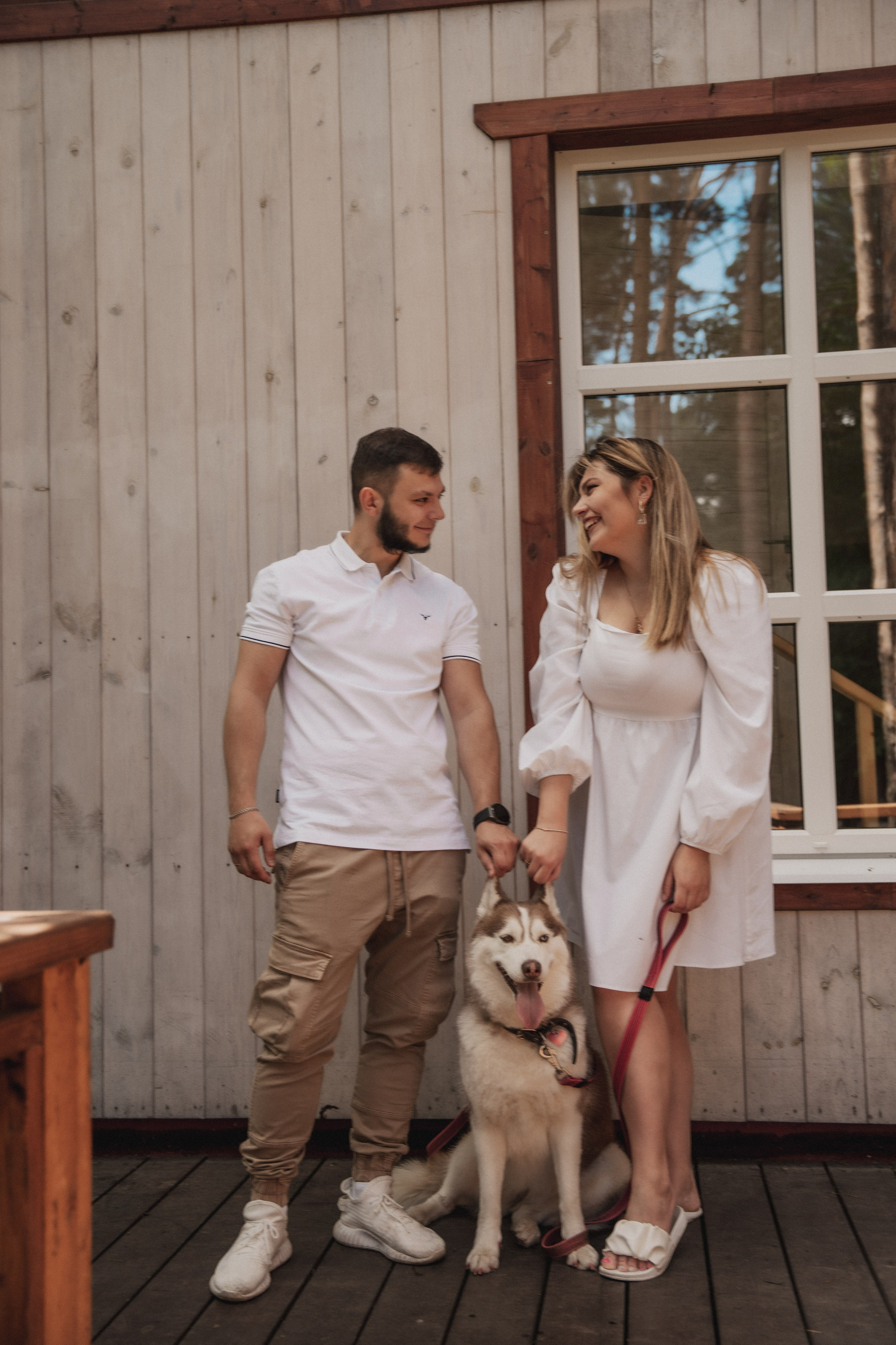 Дарья ♡ Максим ✧ Чоки — История любви, когда в семье есть хаски. Свадебный и портретный фотограф в Москве, Светлана Янковая