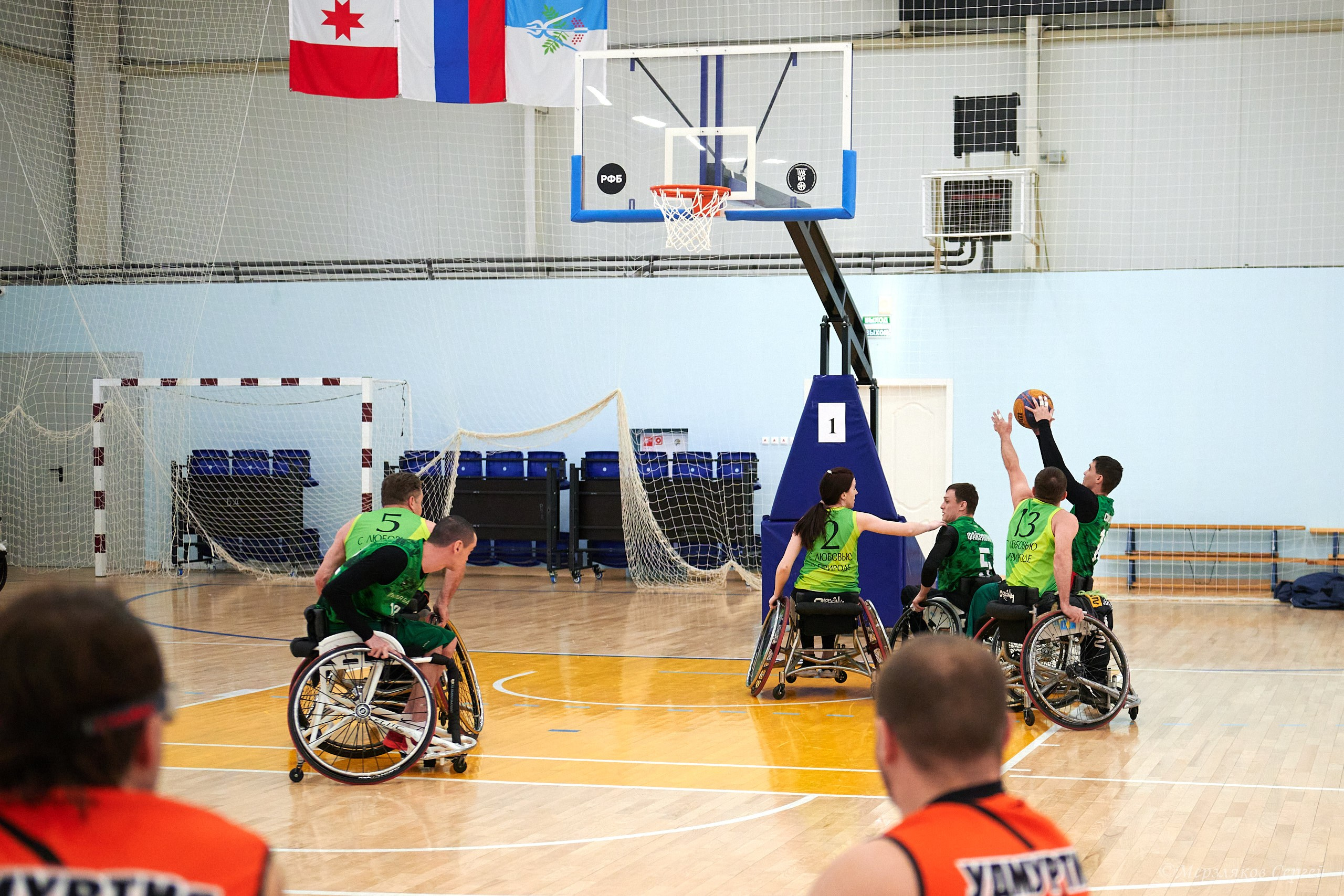 X традиционный Рождественский турнир по баскетболу на колясках. Ижевск. Спортивный репортажный фотограф в Ижевске Сергей Мерзляков