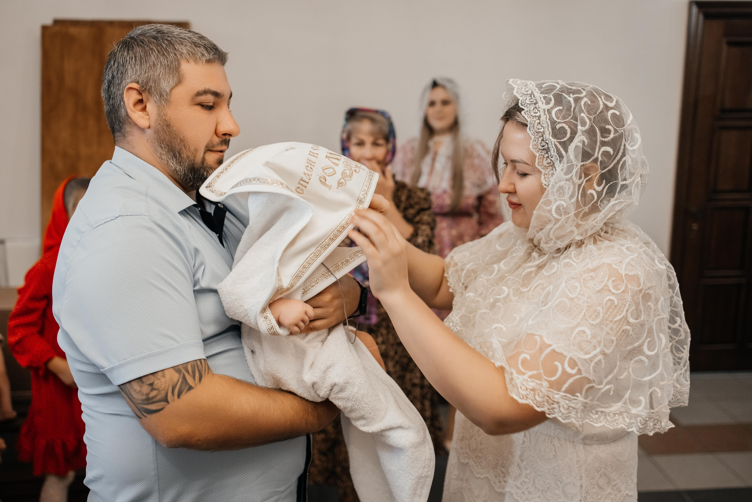 Крещение Ромы. Свадебный и семейный фотограф Яна Стражева. Волгоград, Москва