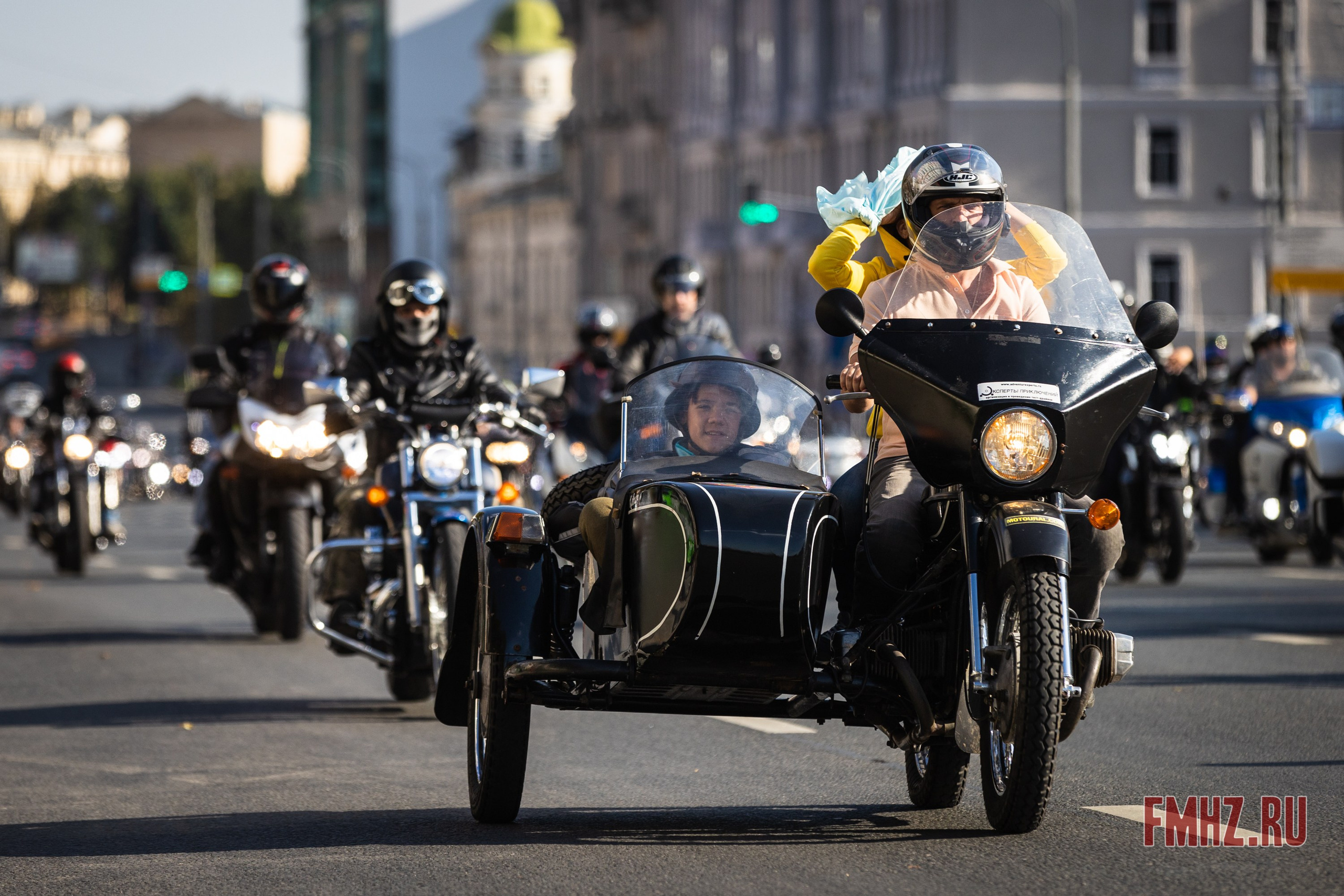 Закрытие Мотосезона 2023 на проспекте Академика Сахарова. Фотограф Владимир Охрименко