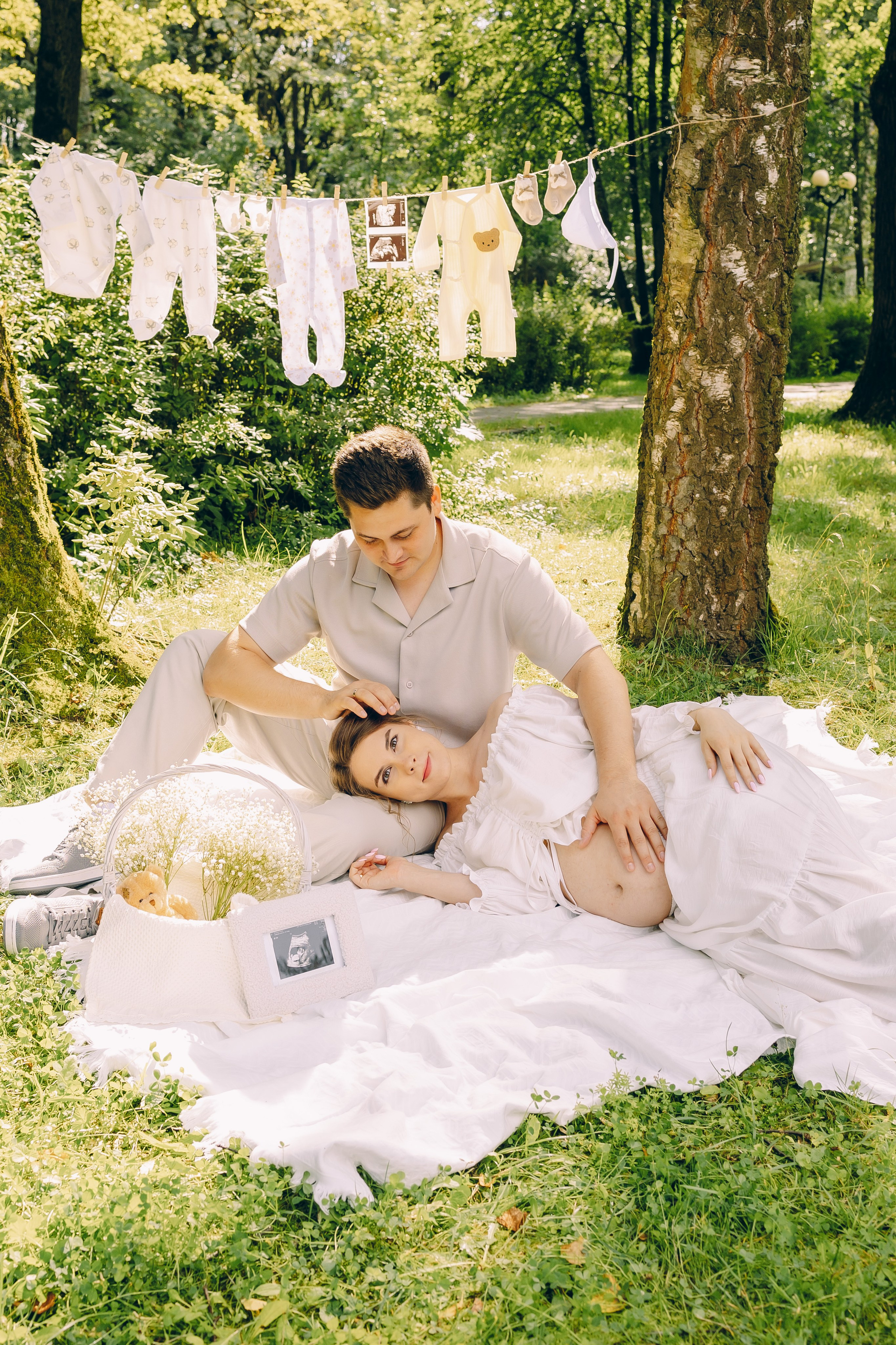 Нежная история на природе. Семейный Фотограф в Москве Евгения Симоненко