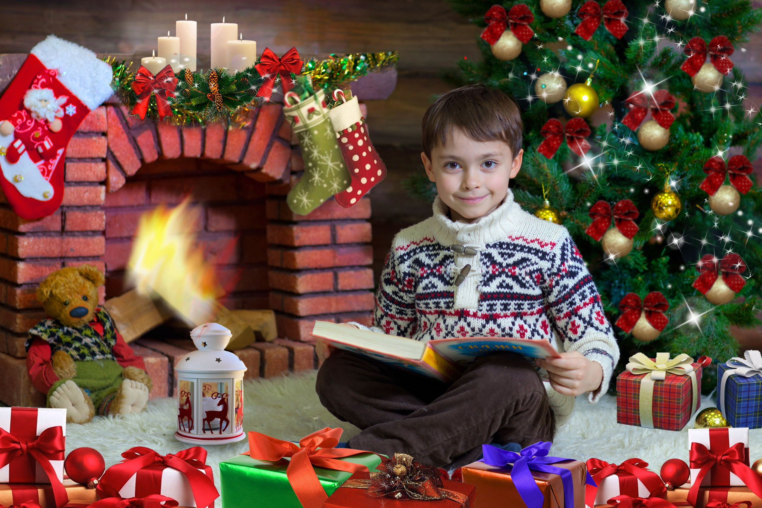 Камин. Art photographer Nino