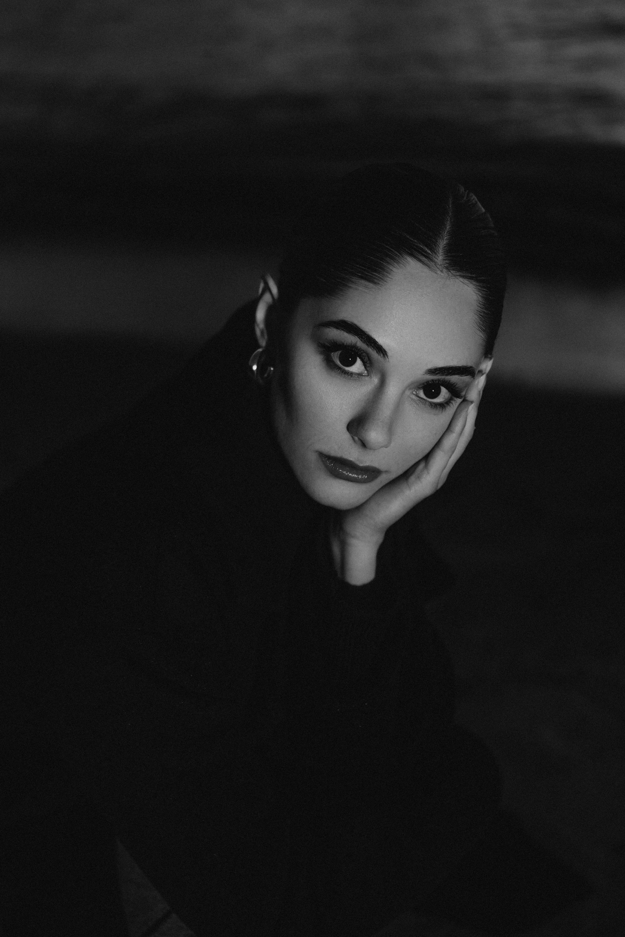 Юля | фотосессия на закате у воды. Портретный фотограф Москва