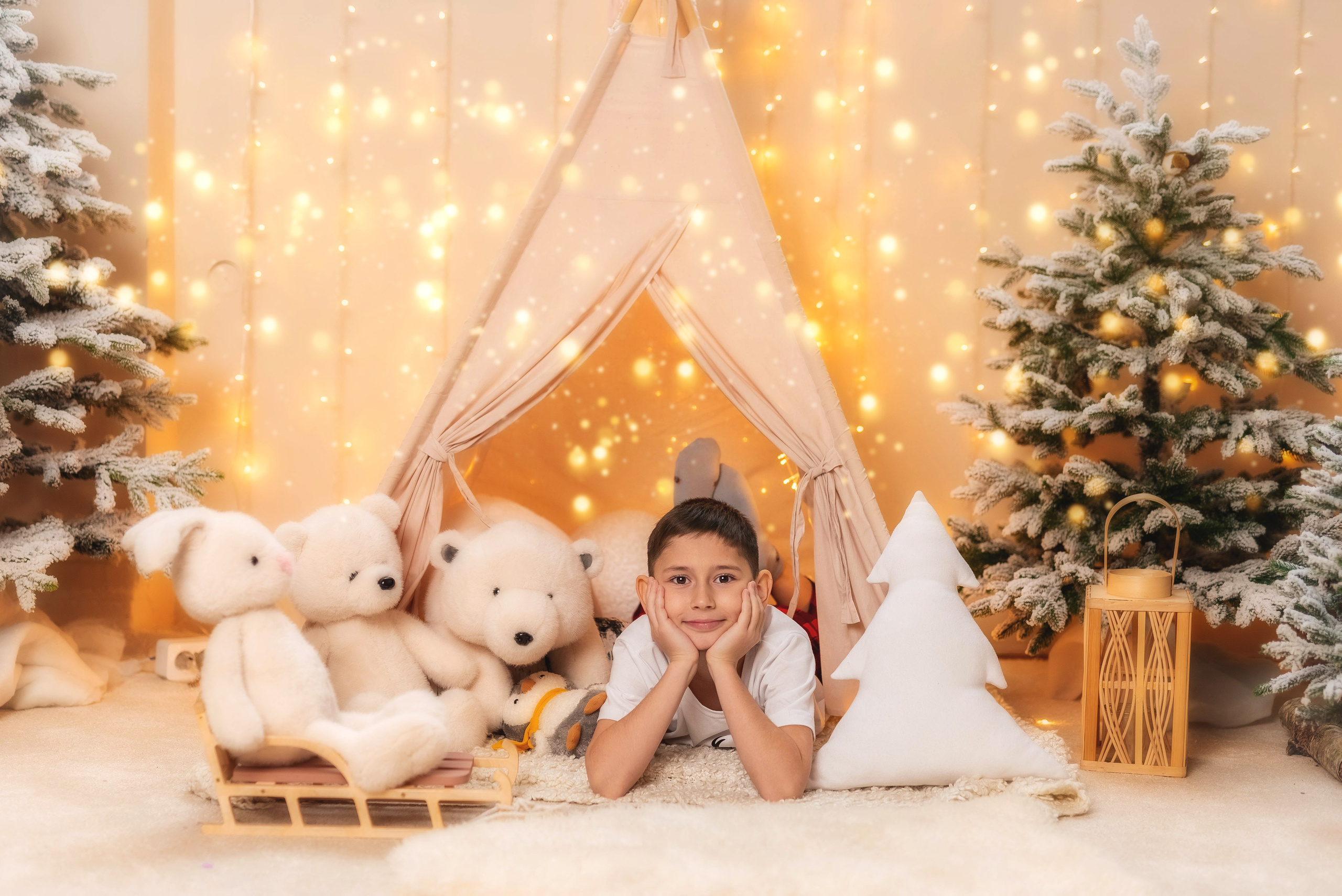 Семейная новогодняя фотосессия. Семейный, детский фотограф в Воронеже Анна Никитина