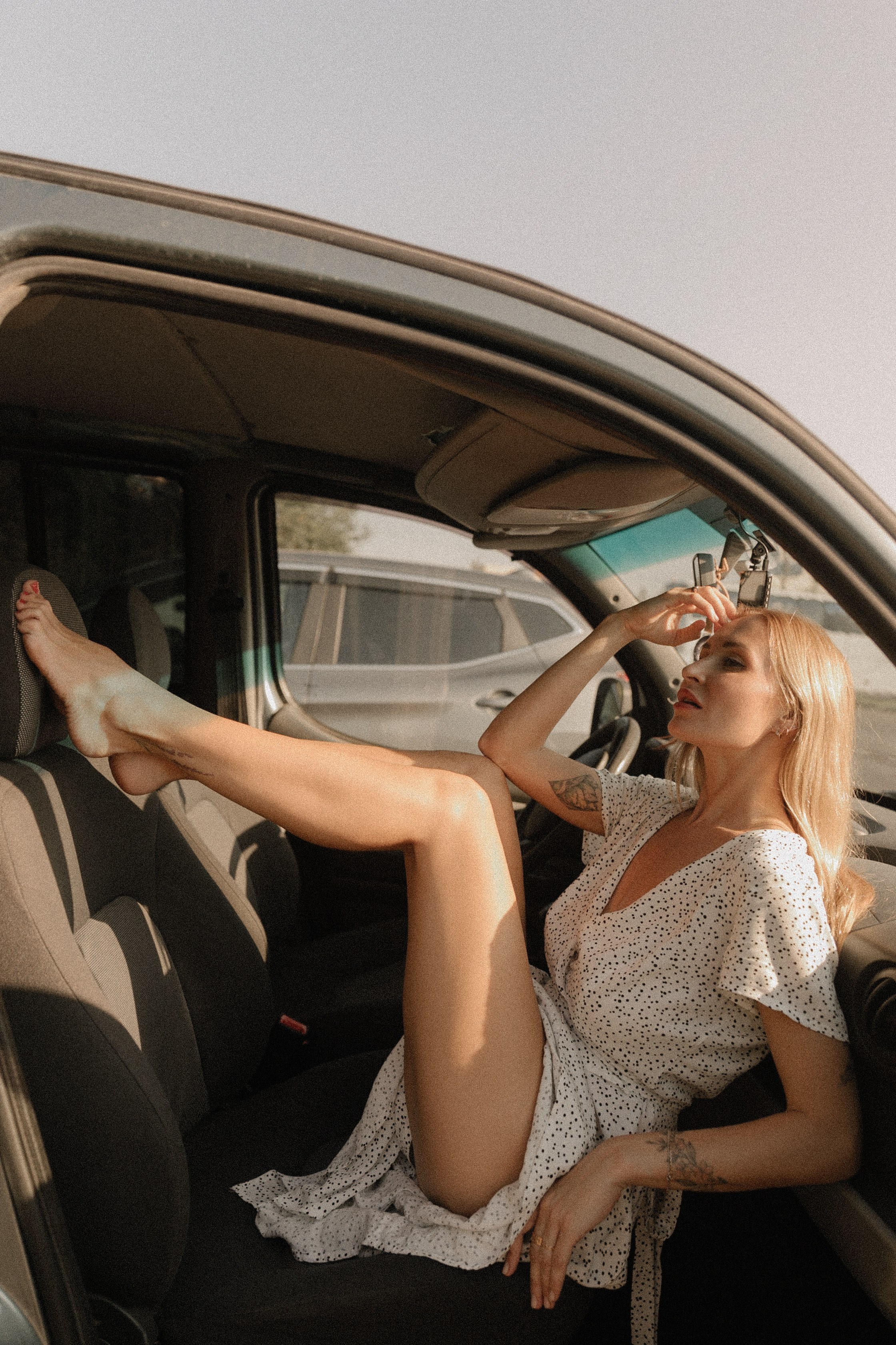 Улица & природа. Модель Москва каталожная и творческая съемка Anna Antlers