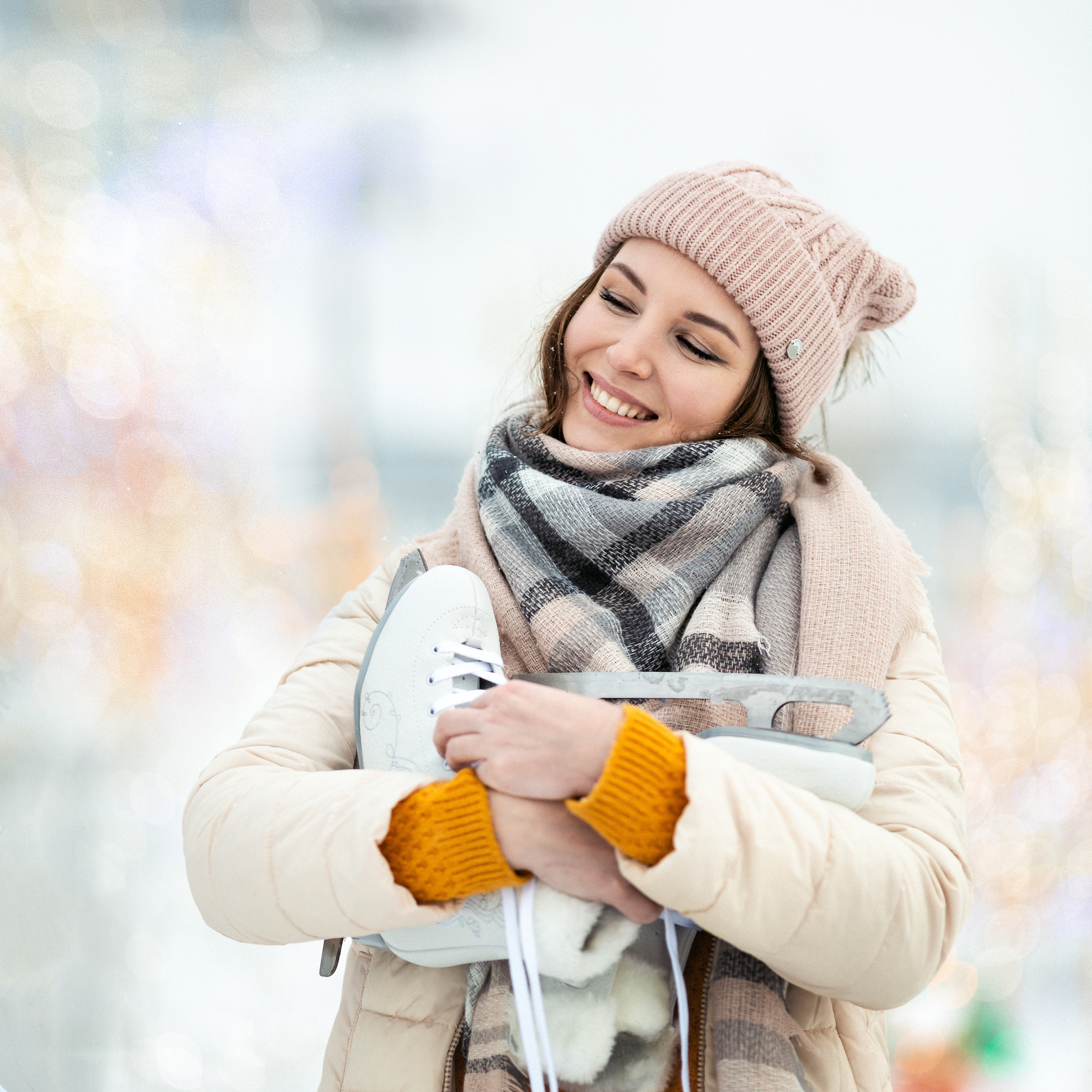 Love story на катке. Ирина Носова - семейный и детский фотограф