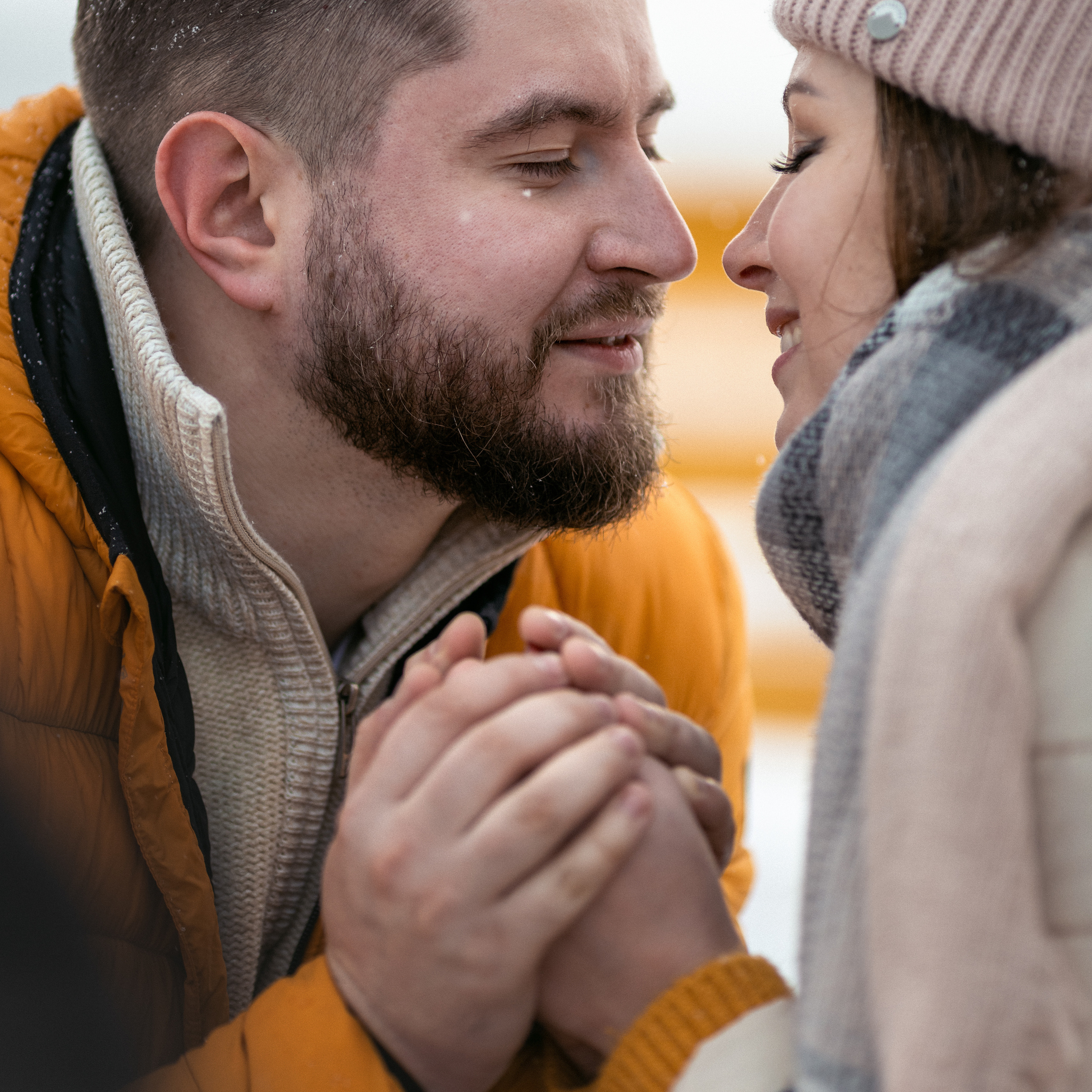 Love story на катке. Ирина Носова - семейный и детский фотограф