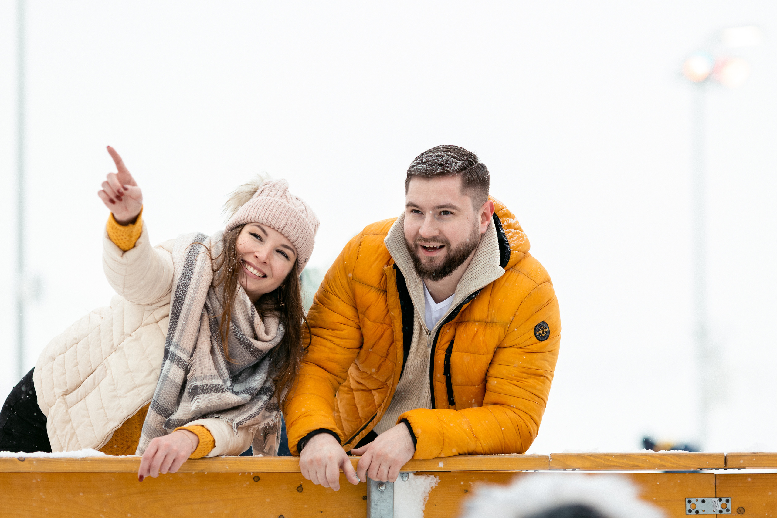 Love story на катке. Ирина Носова - семейный и детский фотограф