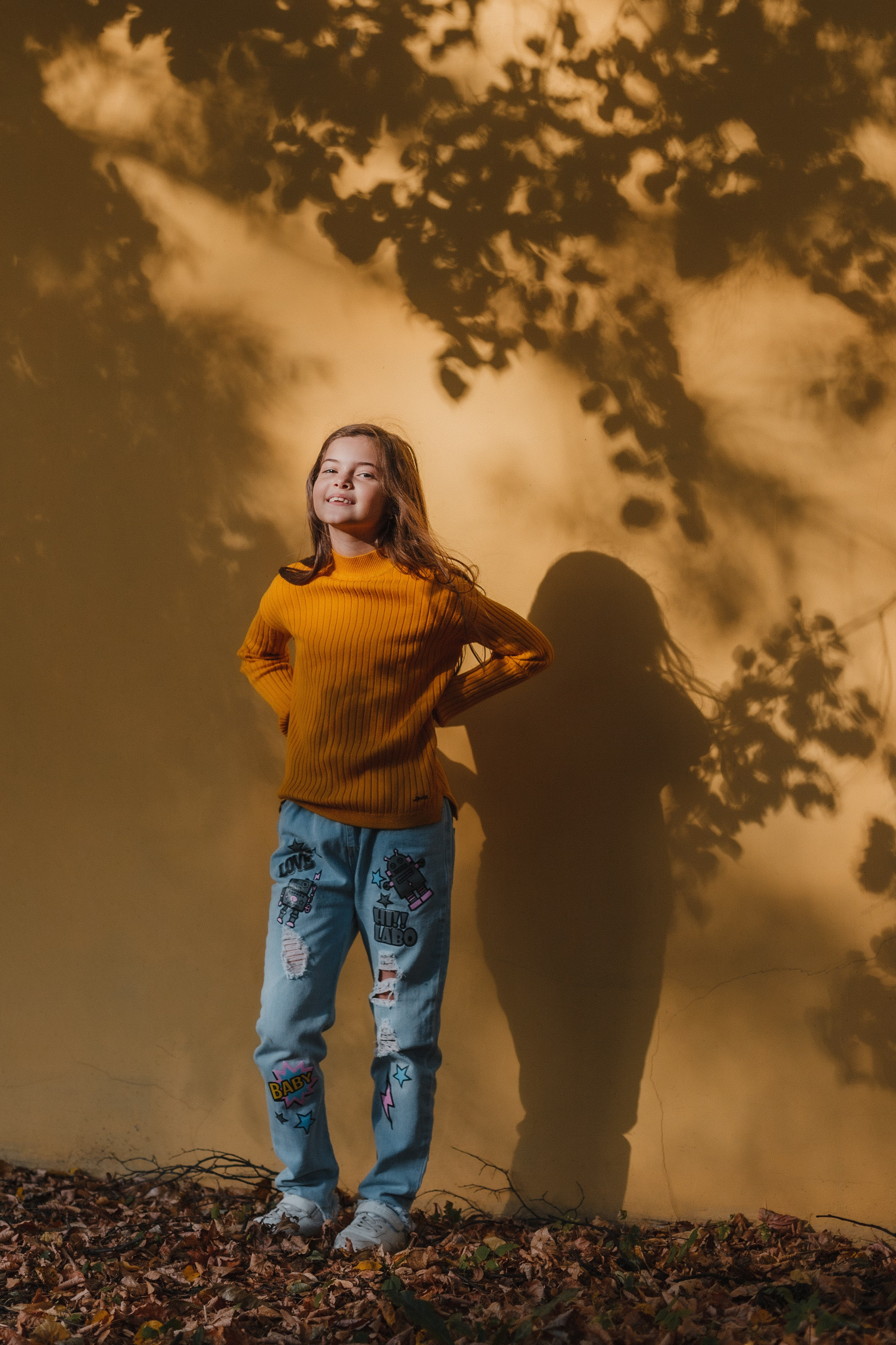 Осенний детский портрет (прогулка). Портретный и репортажный фотограф в Москве, Ольга Ларема