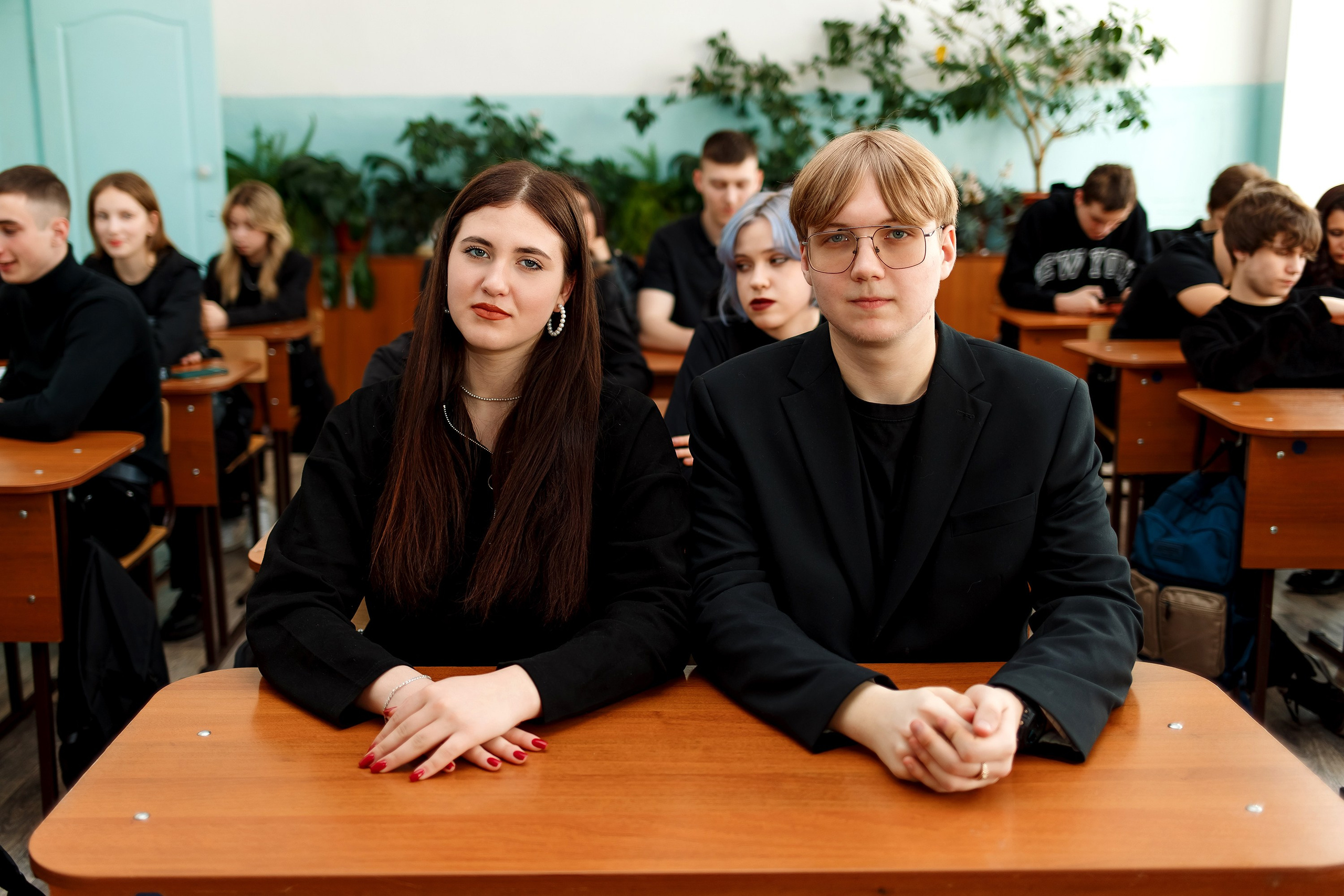 11 класс съемка в школе. Фотограф Любовь Корниенко, Примоский край