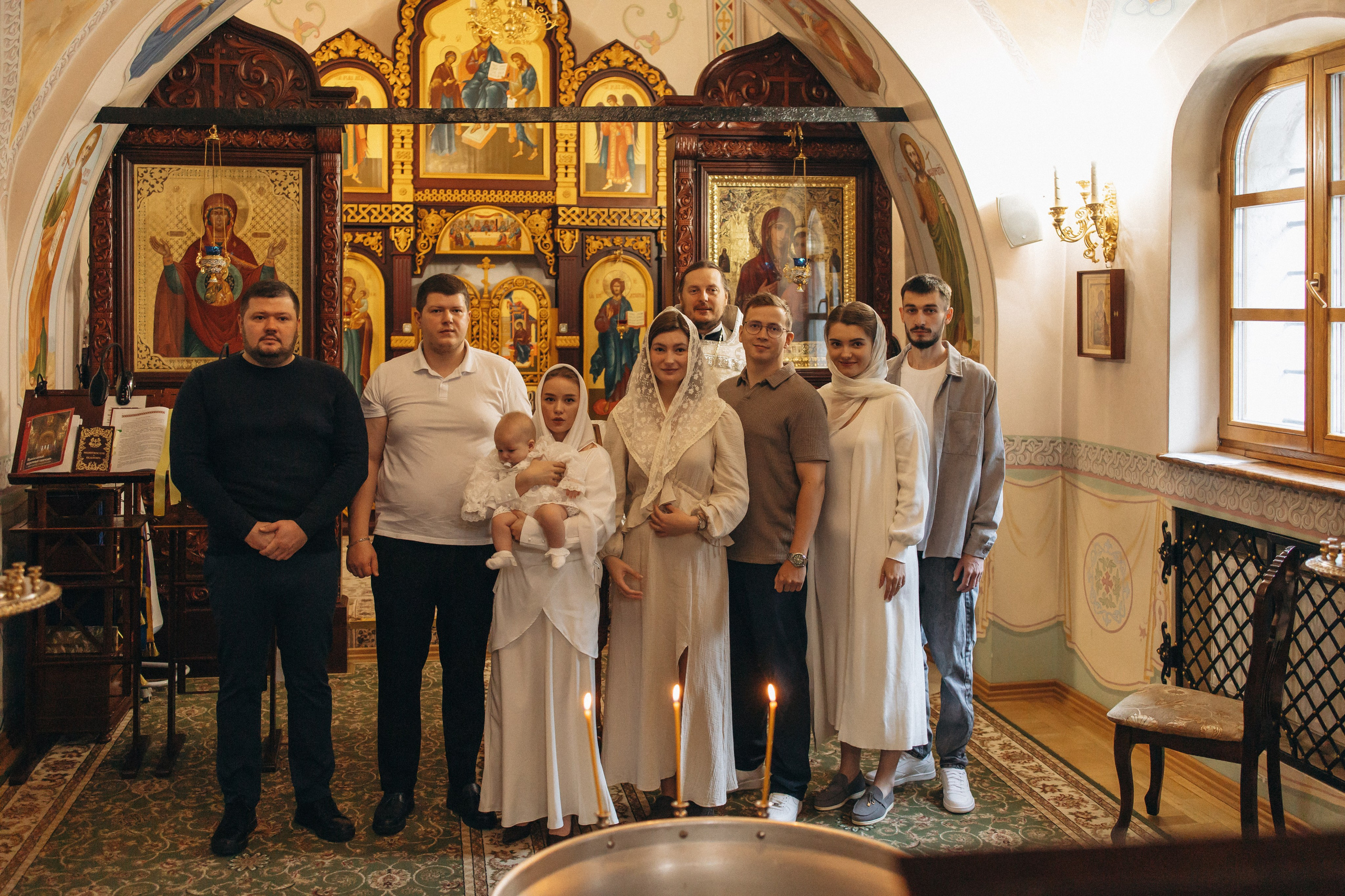 Крещение Мии. Семейный фотограф в Москве Аникина Наталья