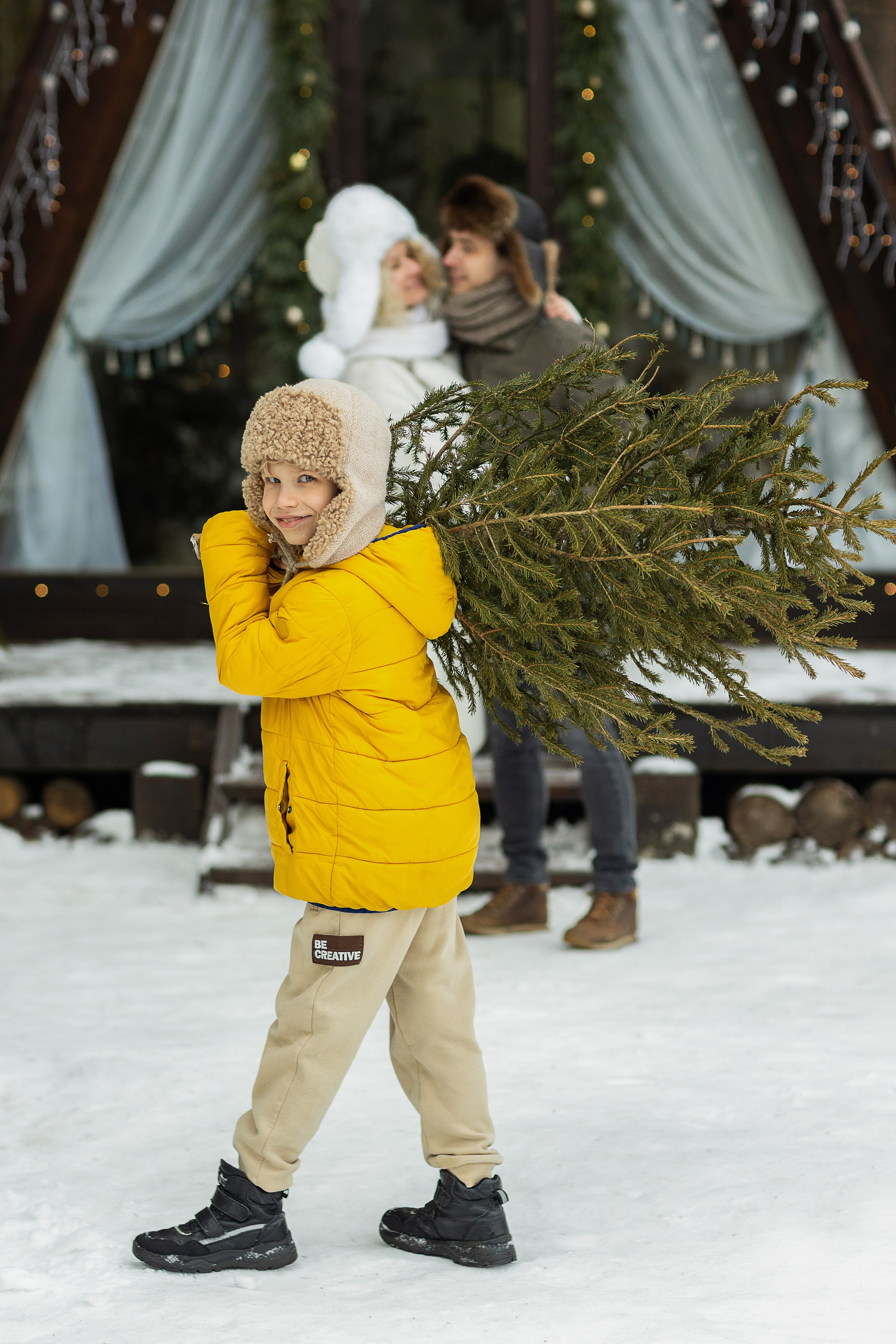 Зима в Кантри Хаус (загородная локация). Семейный и детский фотограф в Москве Олеся Маркина