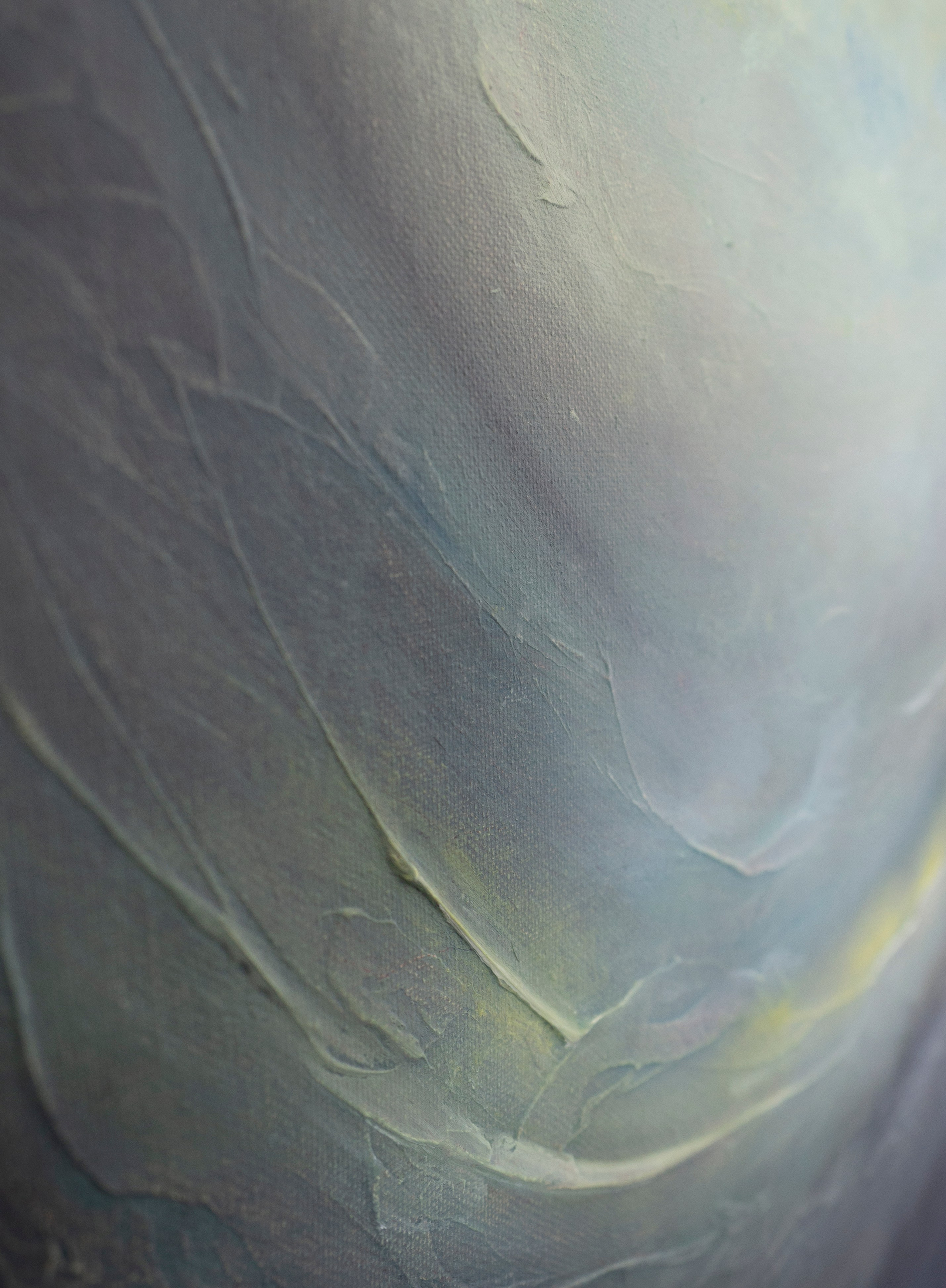 An abstract painting portraying an atmospheric scene. Павел Коршун — современный художник-пленэрист