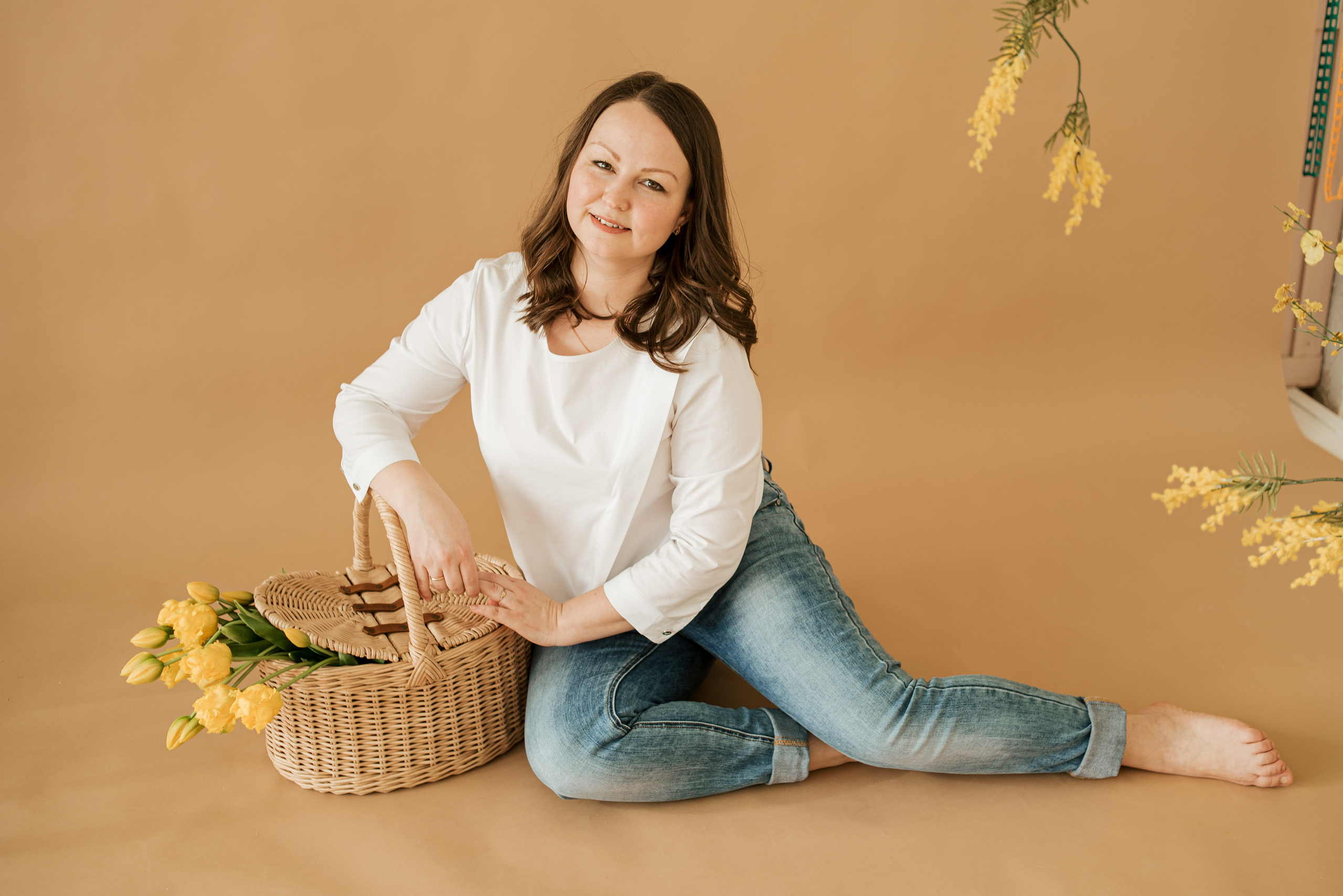 Контент-съёмка для мастера по плетению из бумажной лозы Натали