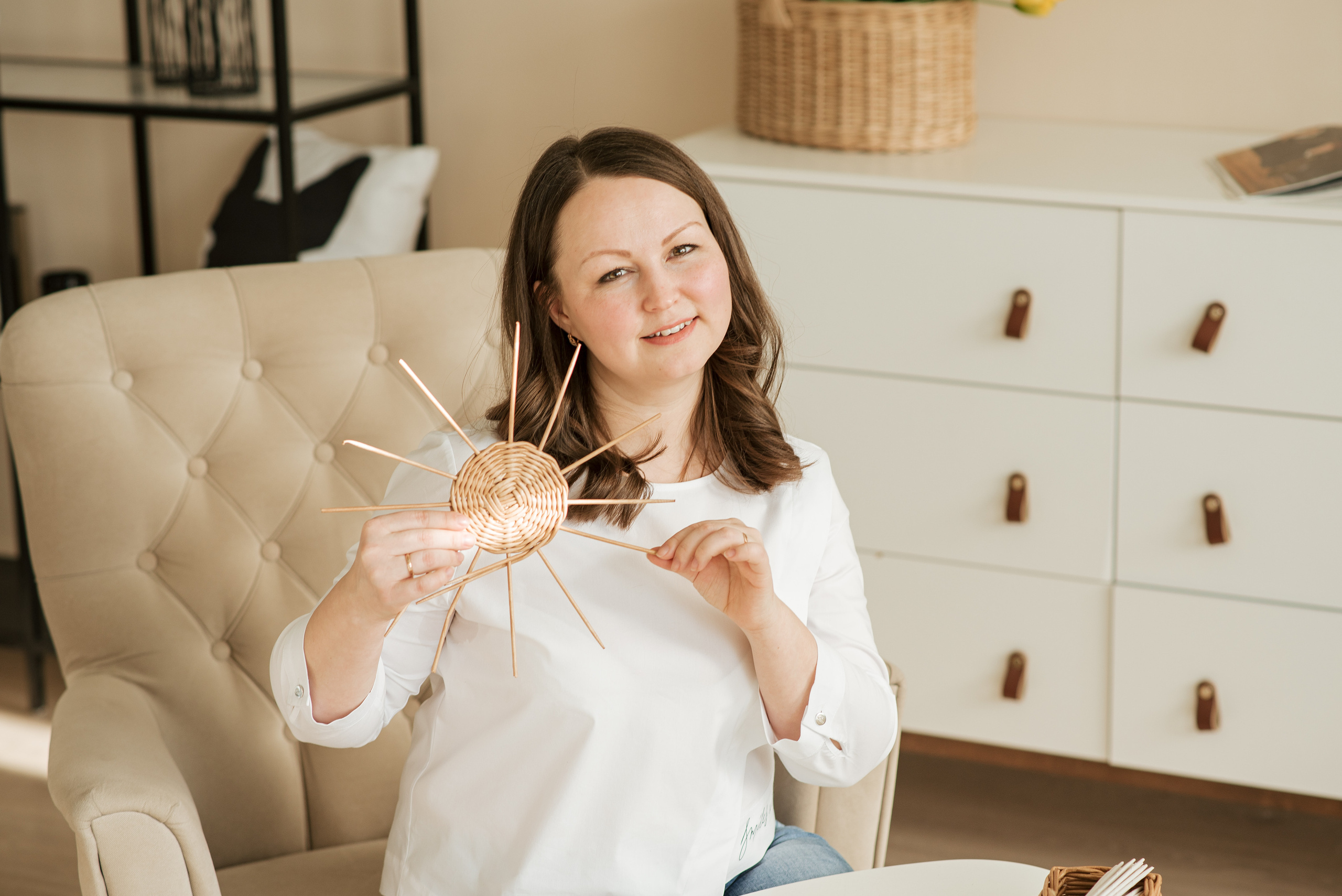 Контент-съёмка для мастера по плетению из бумажной лозы Натали. Фотограф Екатерина Шереметова Ижевск Сарапул Воткинск