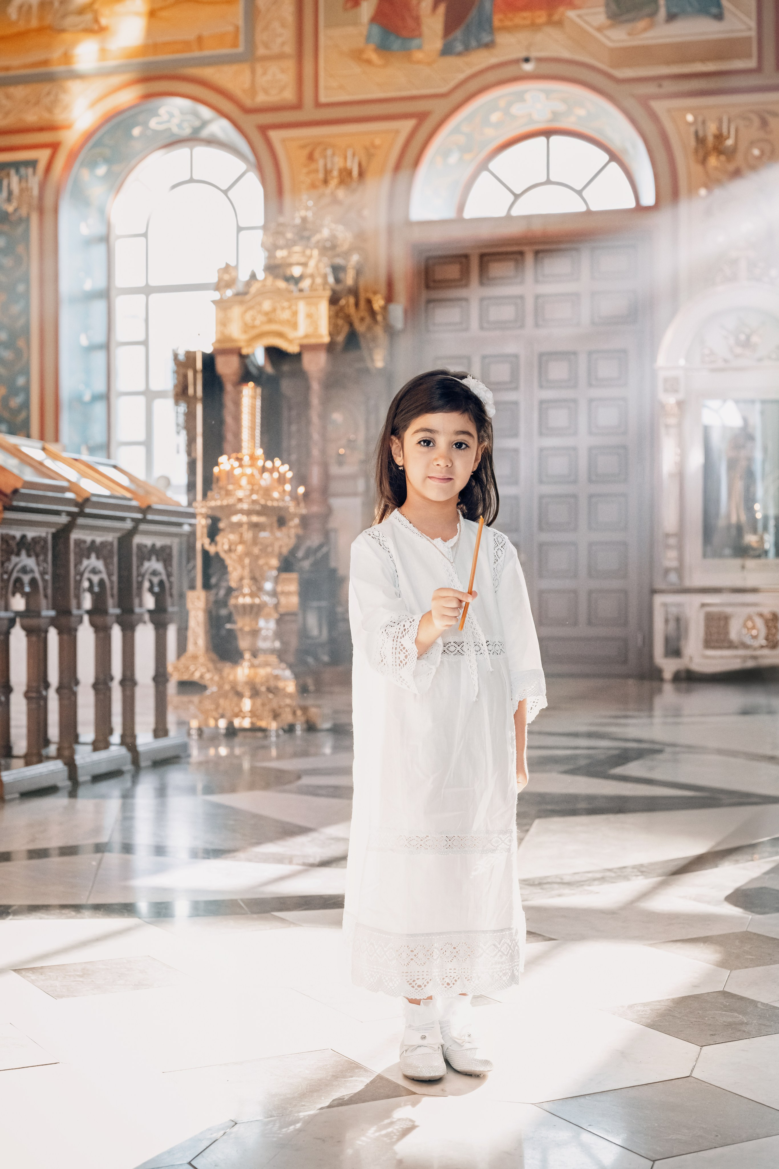 Храм Угрешского. Двойное крещение. Церковный фотограф на Таинство Крещения и Венчания в Оренбурге и Оренбургской области Екатерина Белкина