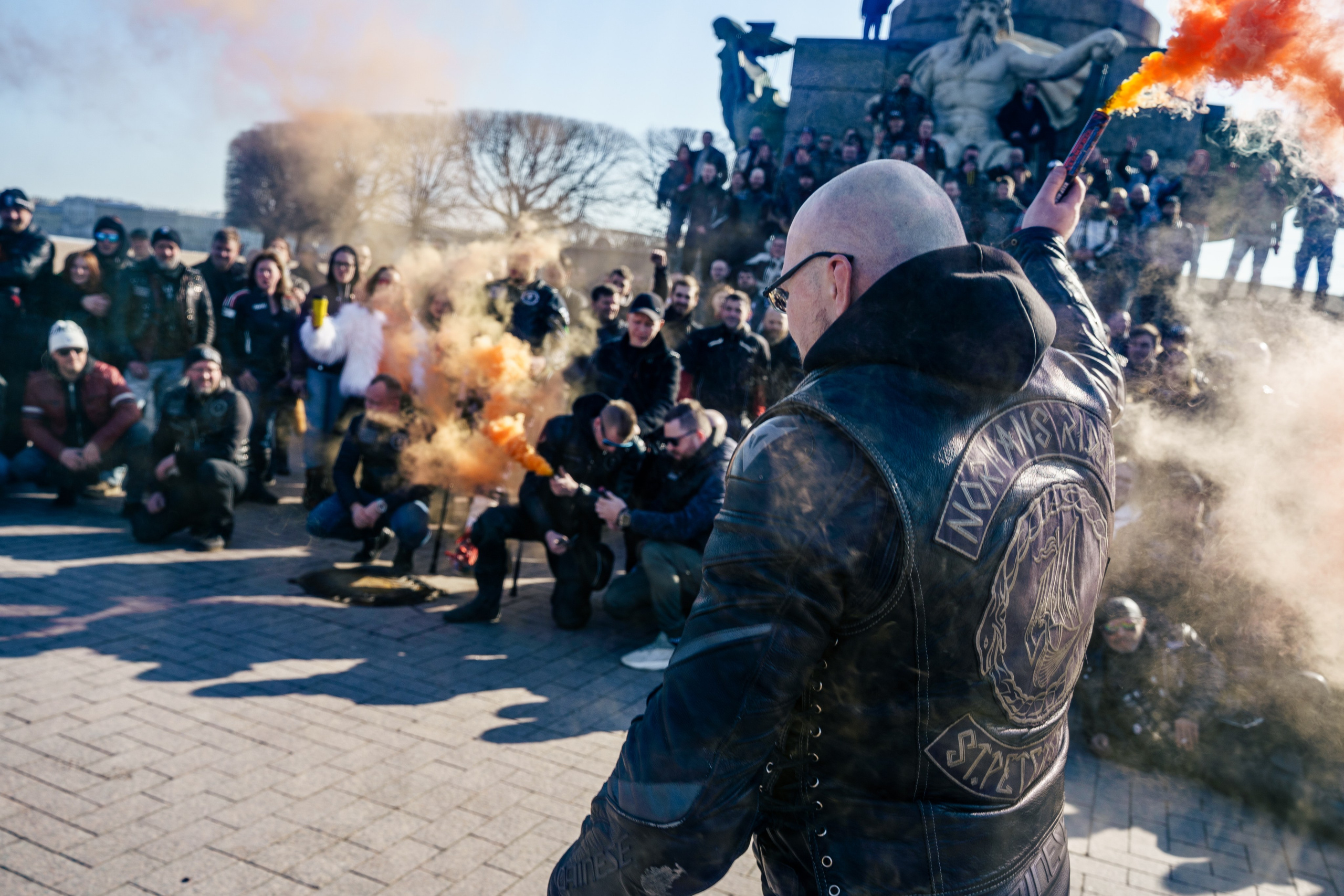 Прохват мотоклуба Norman Riders ч.1. Концертный и репортажный фотограф в Санкт-Петербурге Слава Пахомов