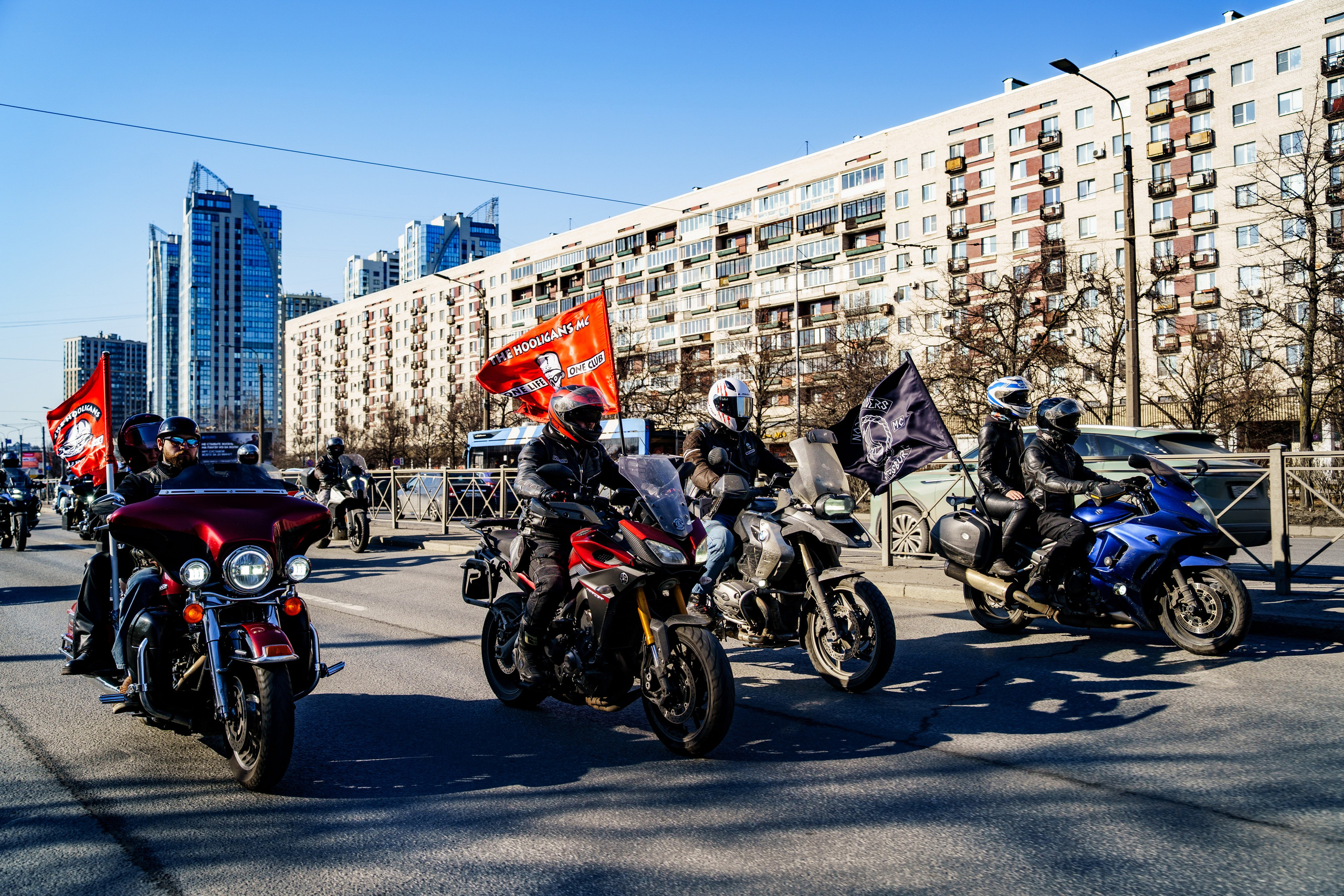 Прохват мотоклуба Norman Riders ч.1. Концертный и репортажный фотограф в Санкт-Петербурге Слава Пахомов