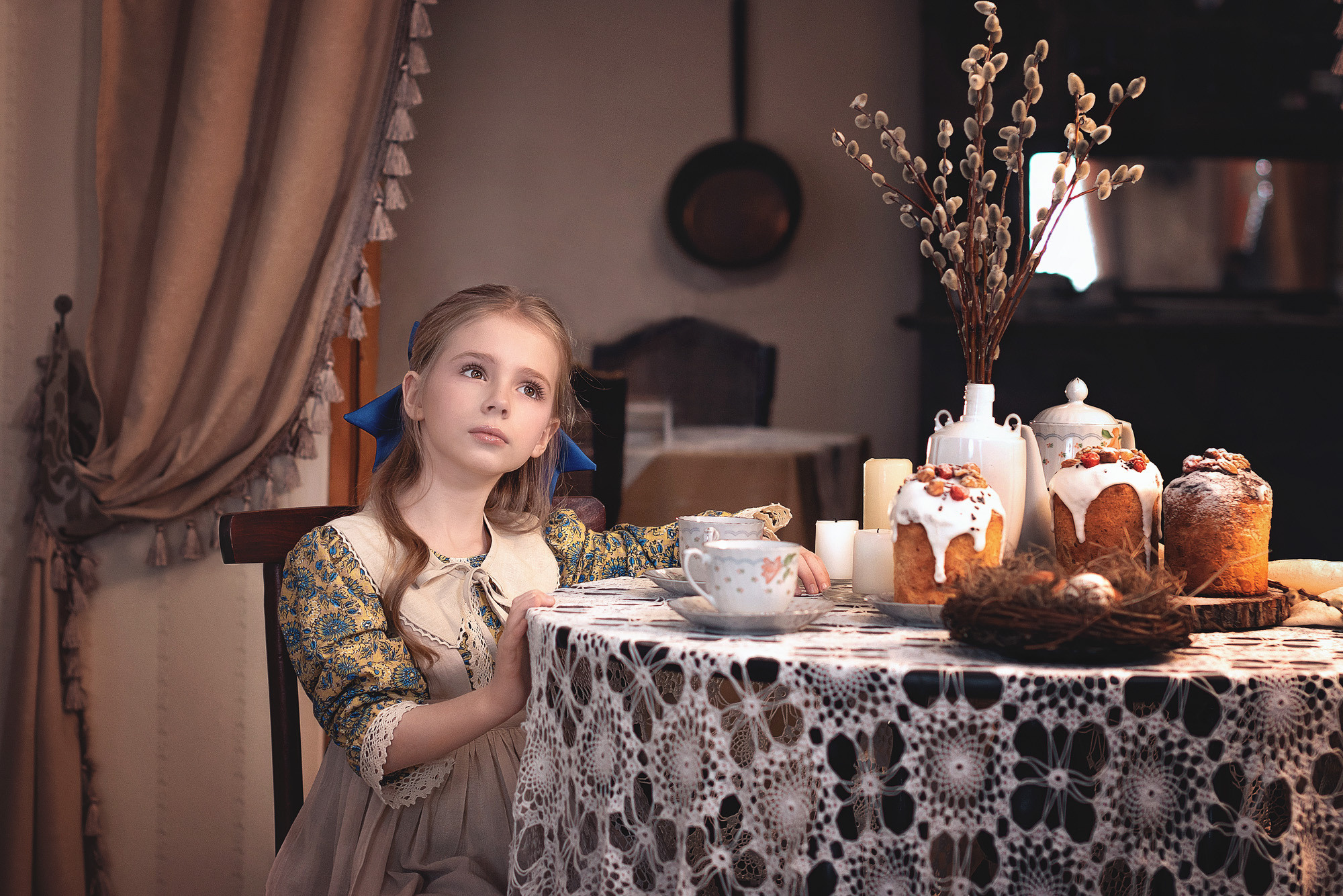 Пасхальный обед. Семейный и детский фотограф во Владивостоке Янченко Елена