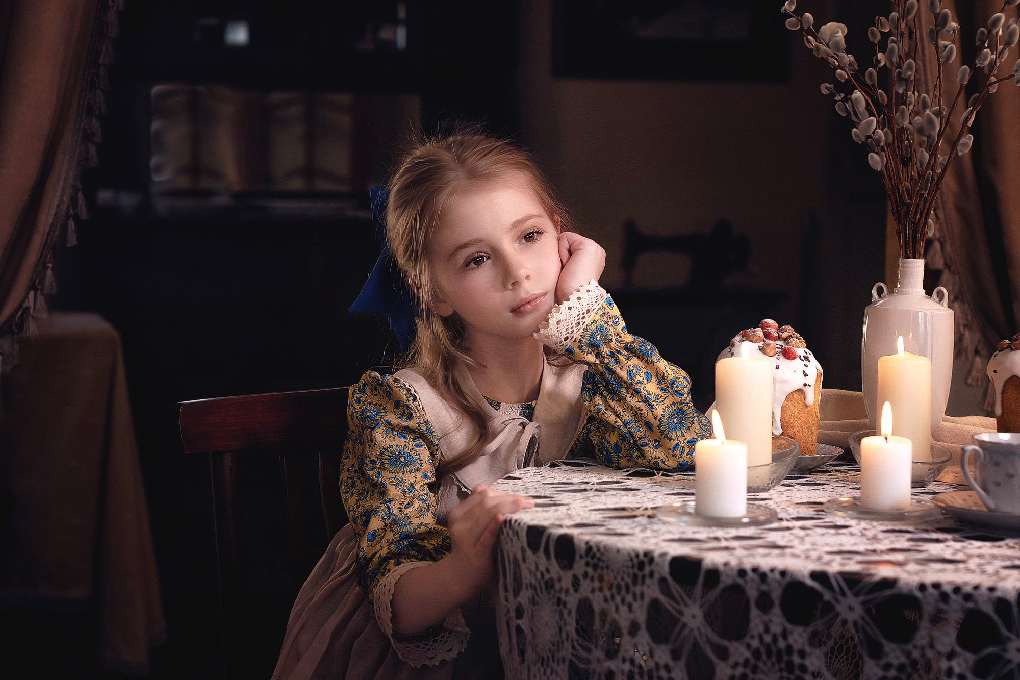 Пасхальный обед. Семейный и детский фотограф во Владивостоке Янченко Елена