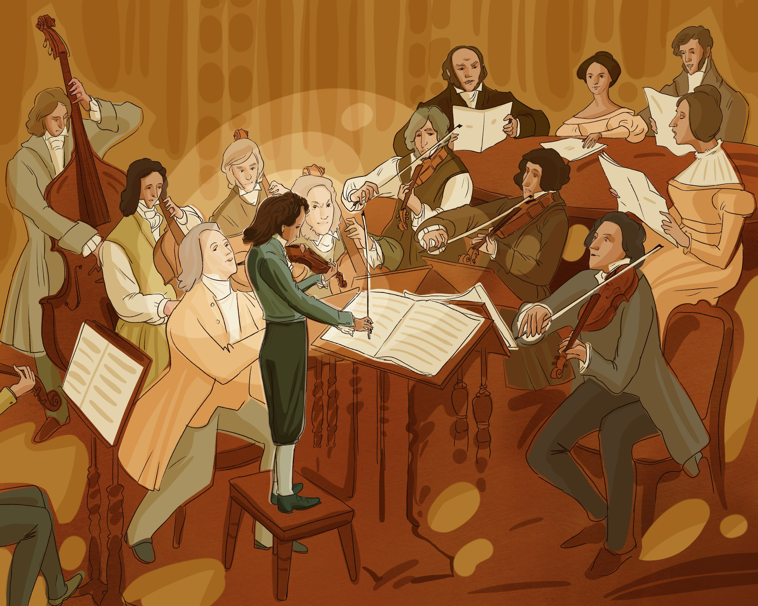 Мендельсон. Художник Анна Хопта