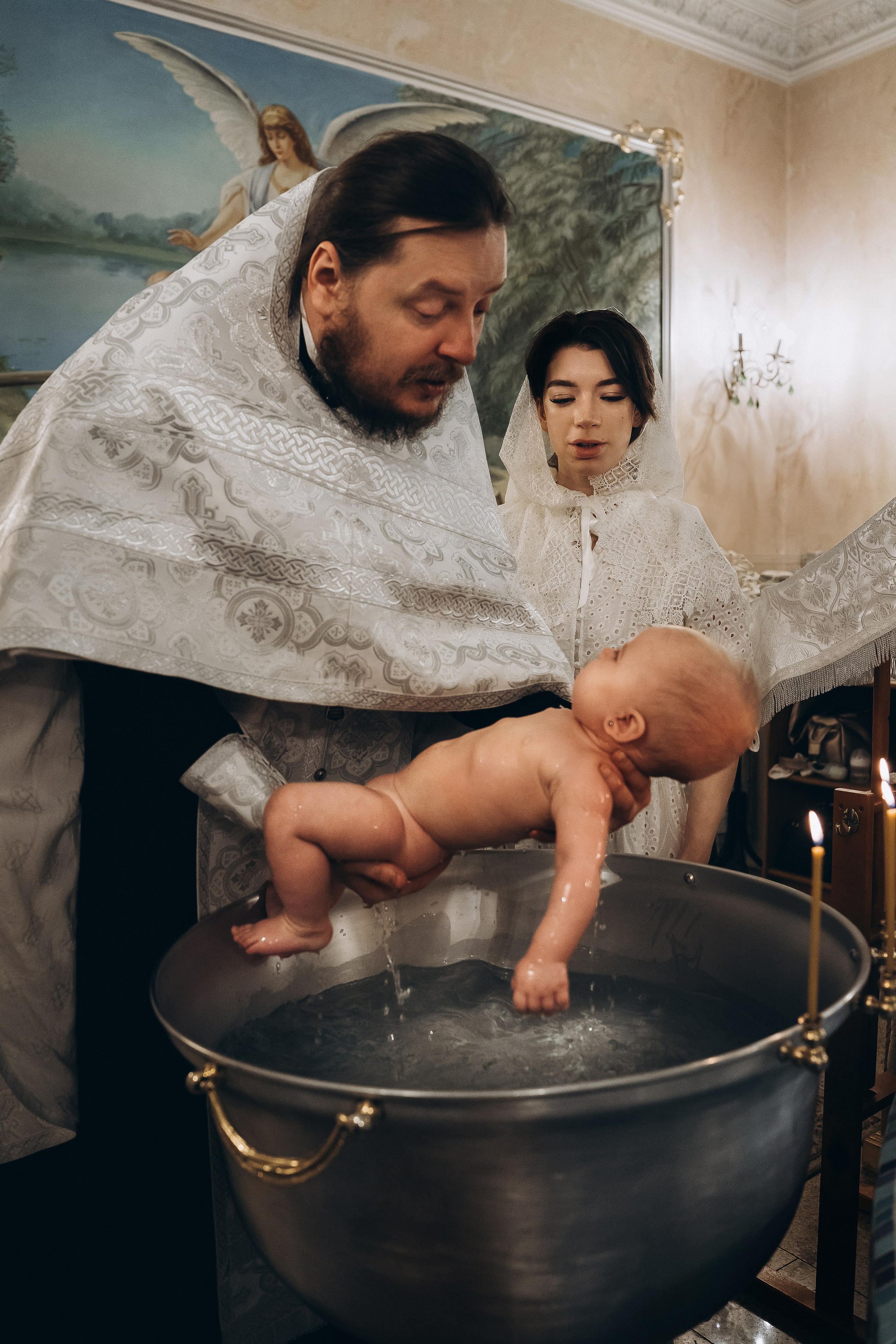 Таинство в Храме Петра и Февронии. Фотограф Ольга Рубцова в Москве и Московской области